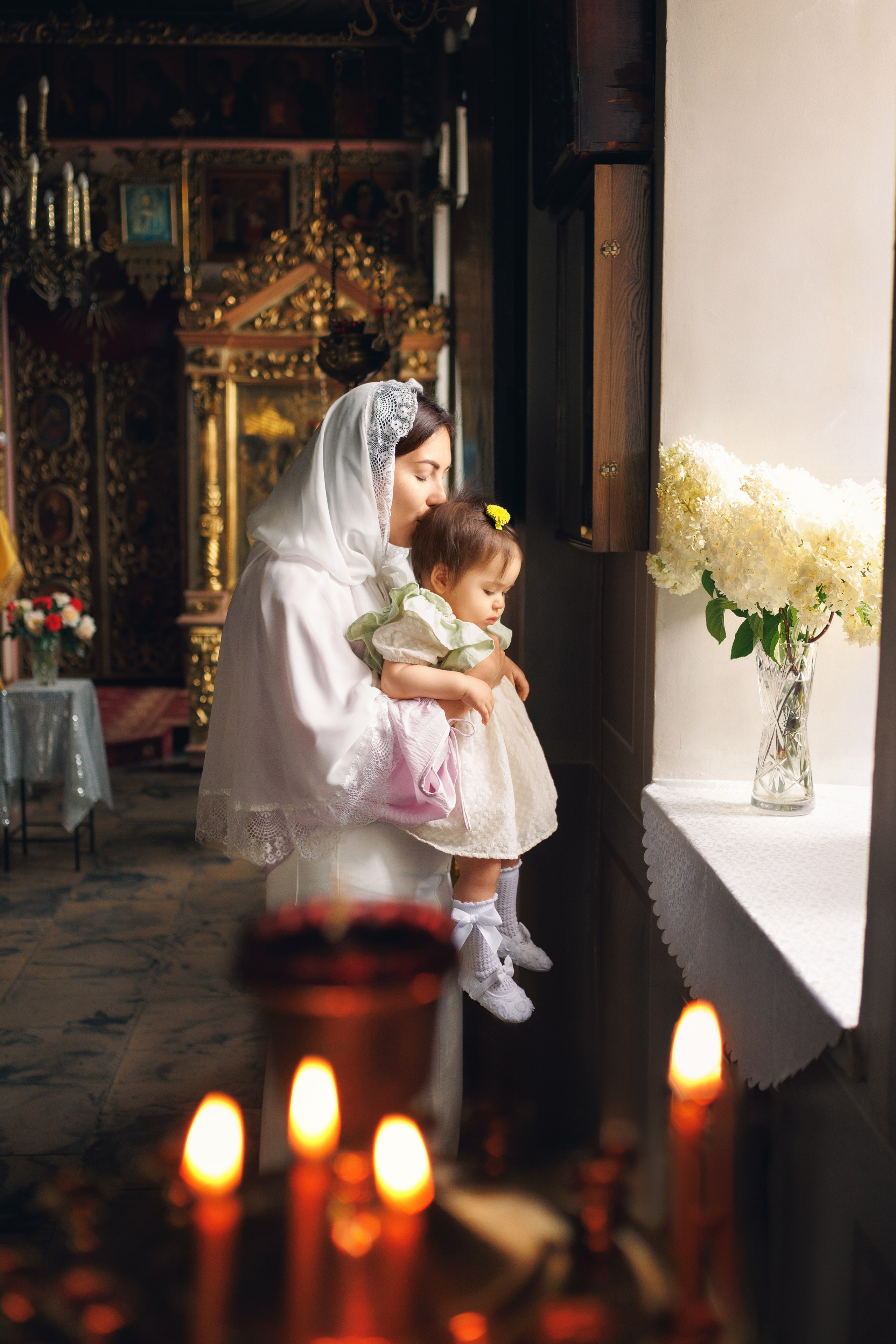 Церковь Спаса Нерукотворного Образа в Киово. Фотограф Newborn и церковных Таинств