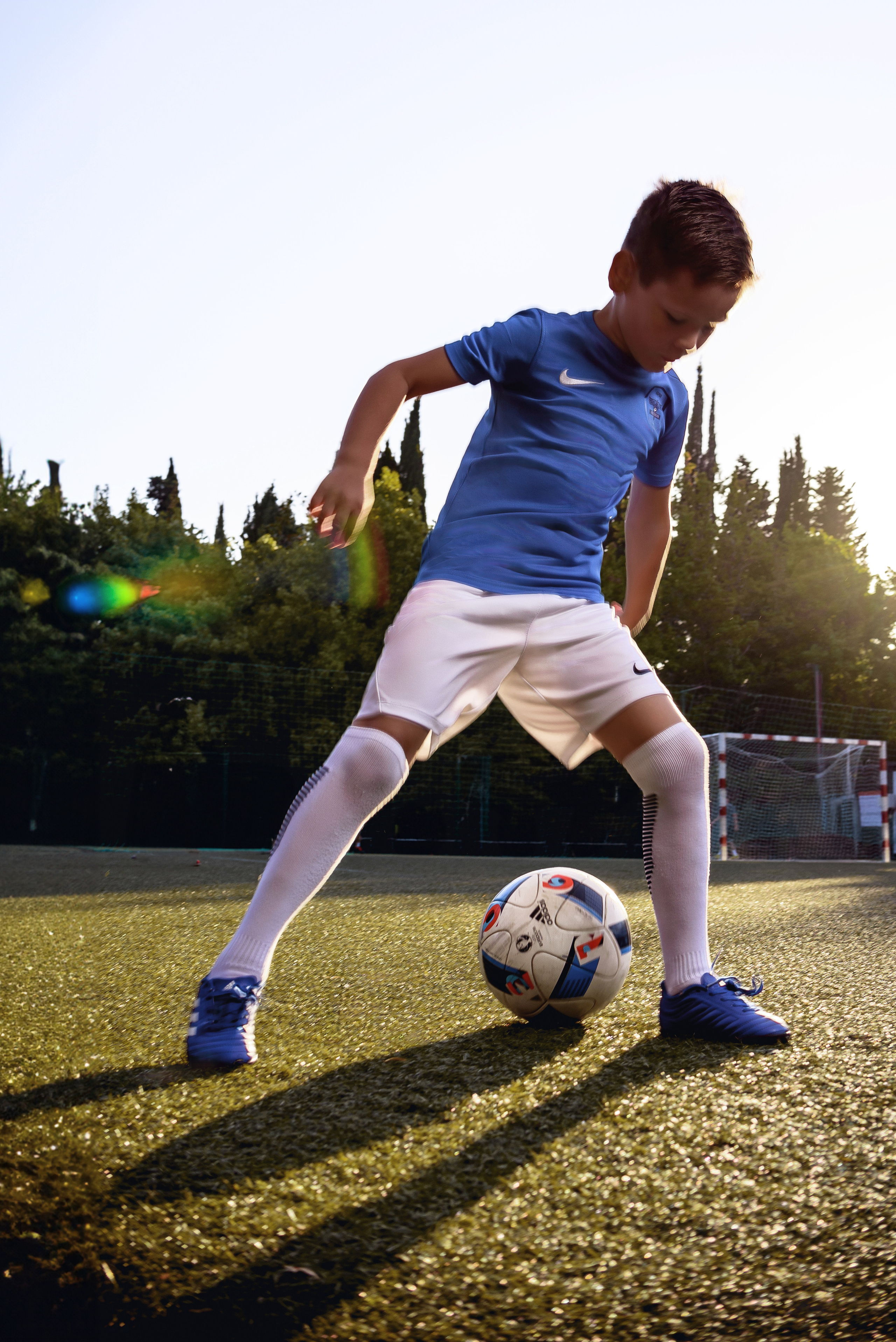 Фотосессия футболиста. Детский студийный фотограф Сочи