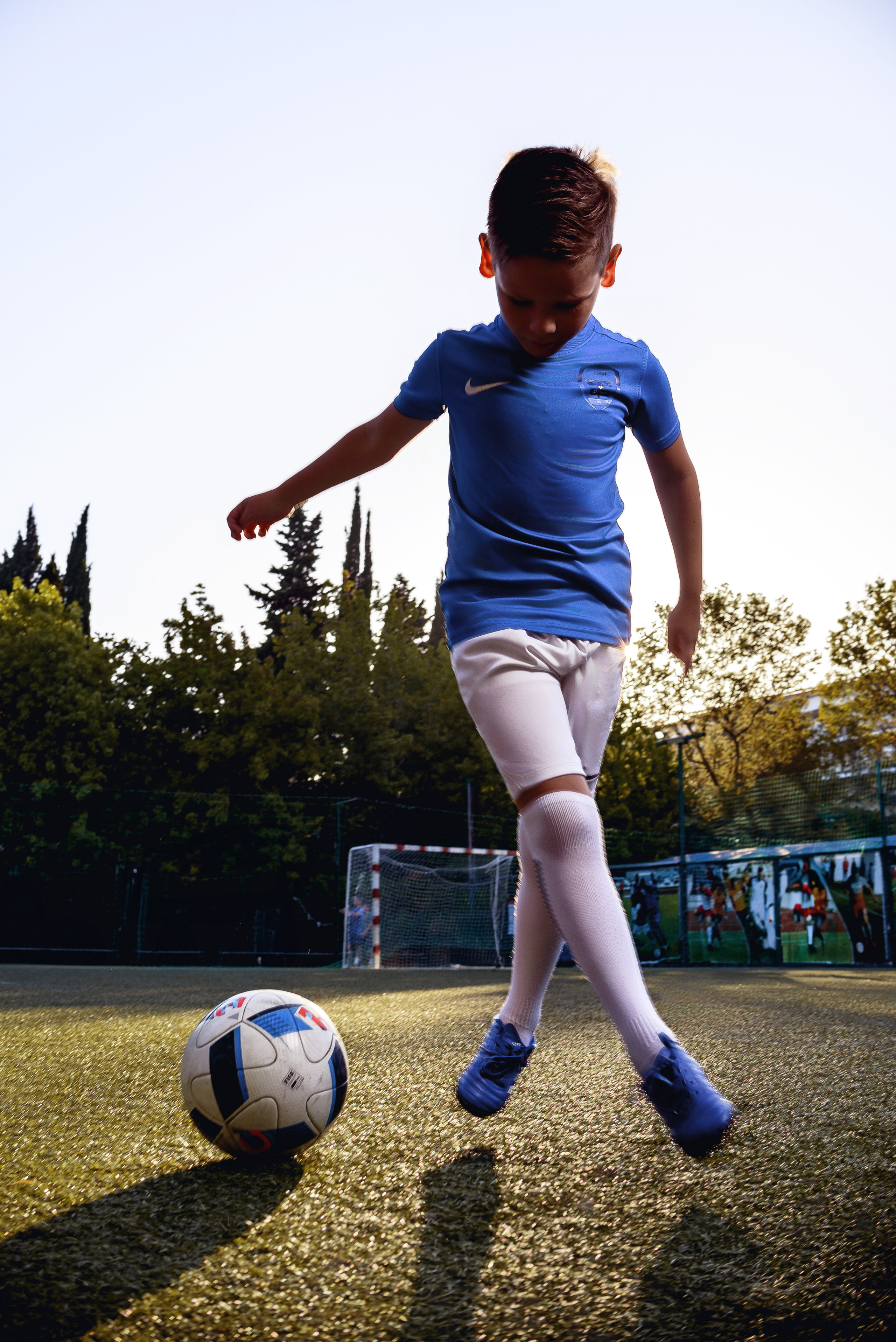 Фотосессия футболиста. Детский студийный фотограф Сочи