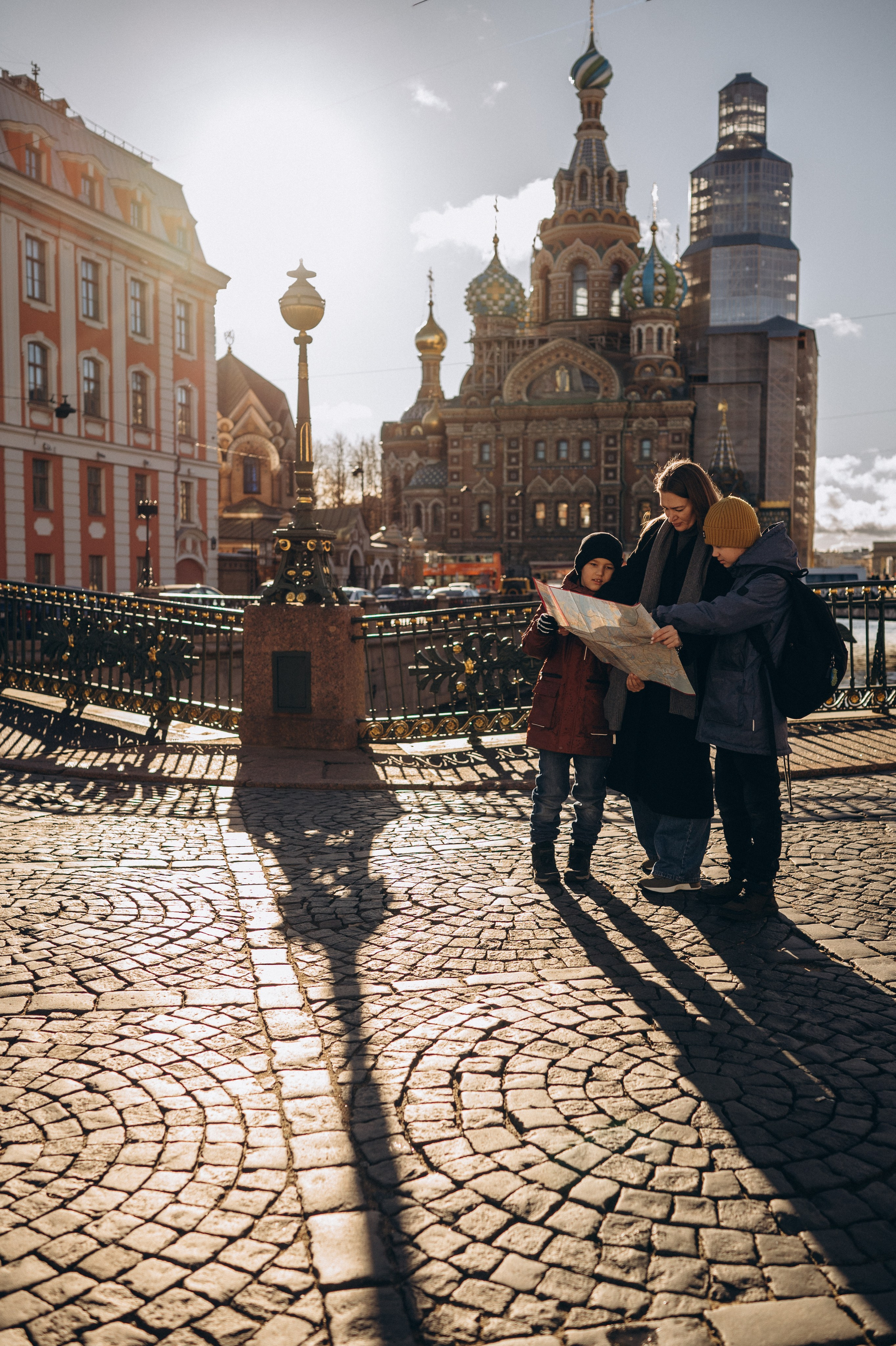 Мария, Миша и Ваня в Питере. Фотограф Горбенко Анна