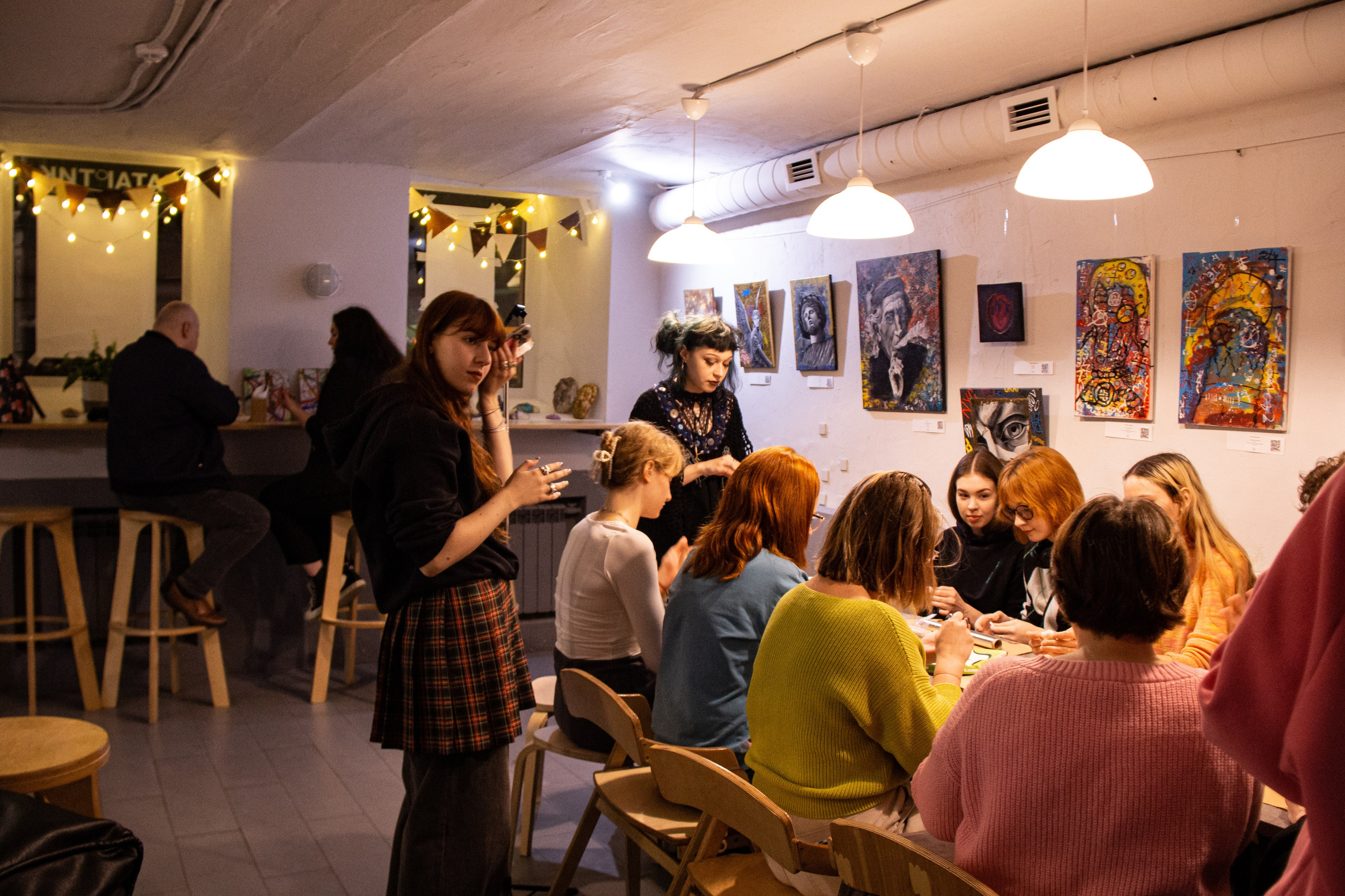 Кофейня Катартика, открытие выставки «Мистика» 3.10.2024