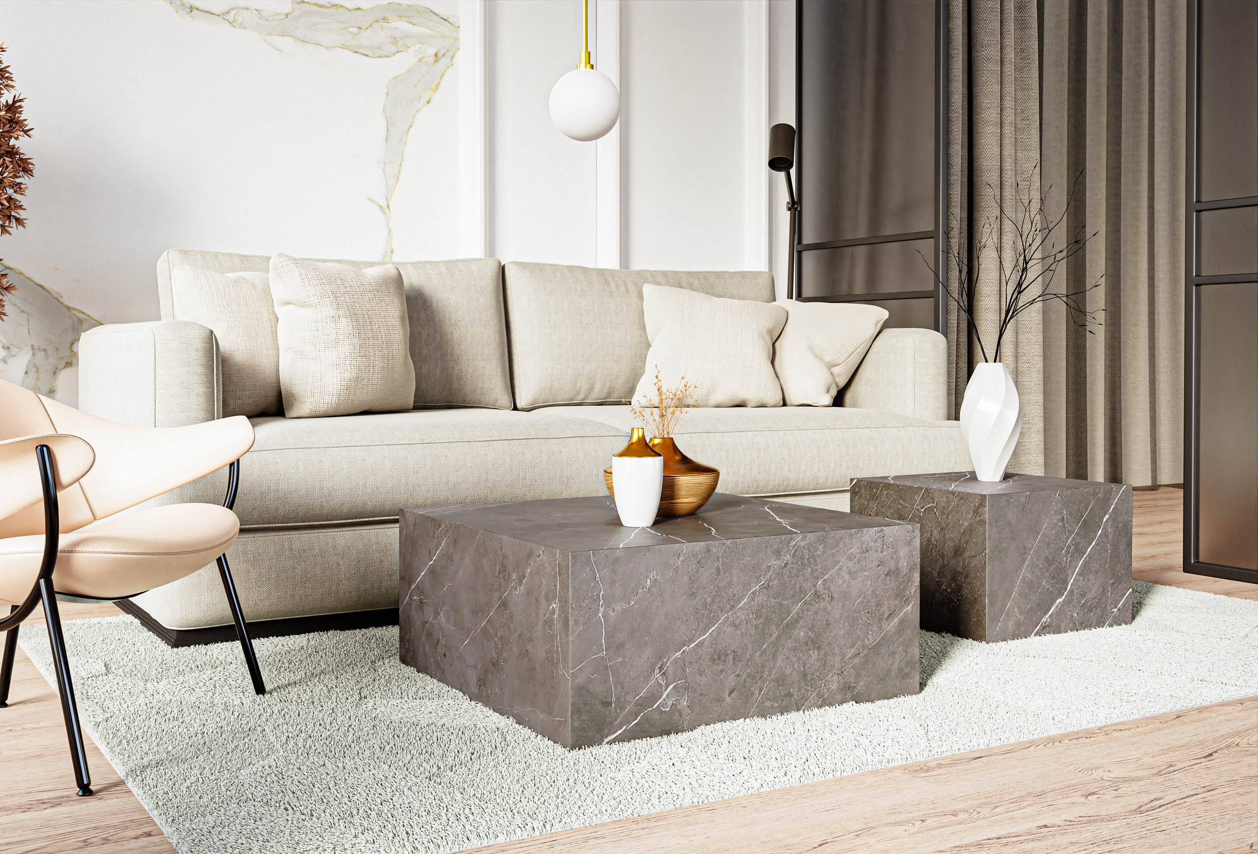 Viz.Diz/03 mono — 25 м². Студия дизайна интерьера — ODS.studio