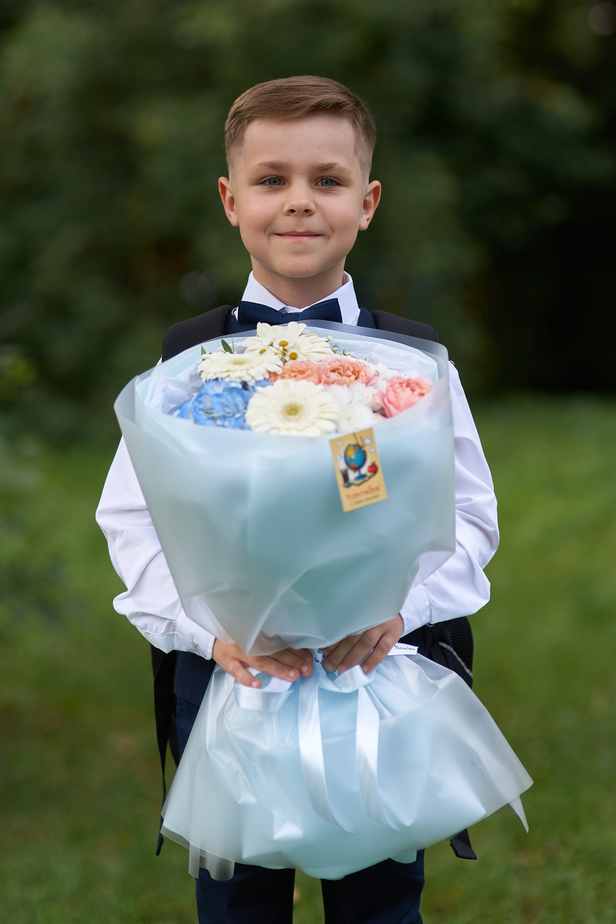 1 класс в День Знаний. Фотограф Владимир Артамонов