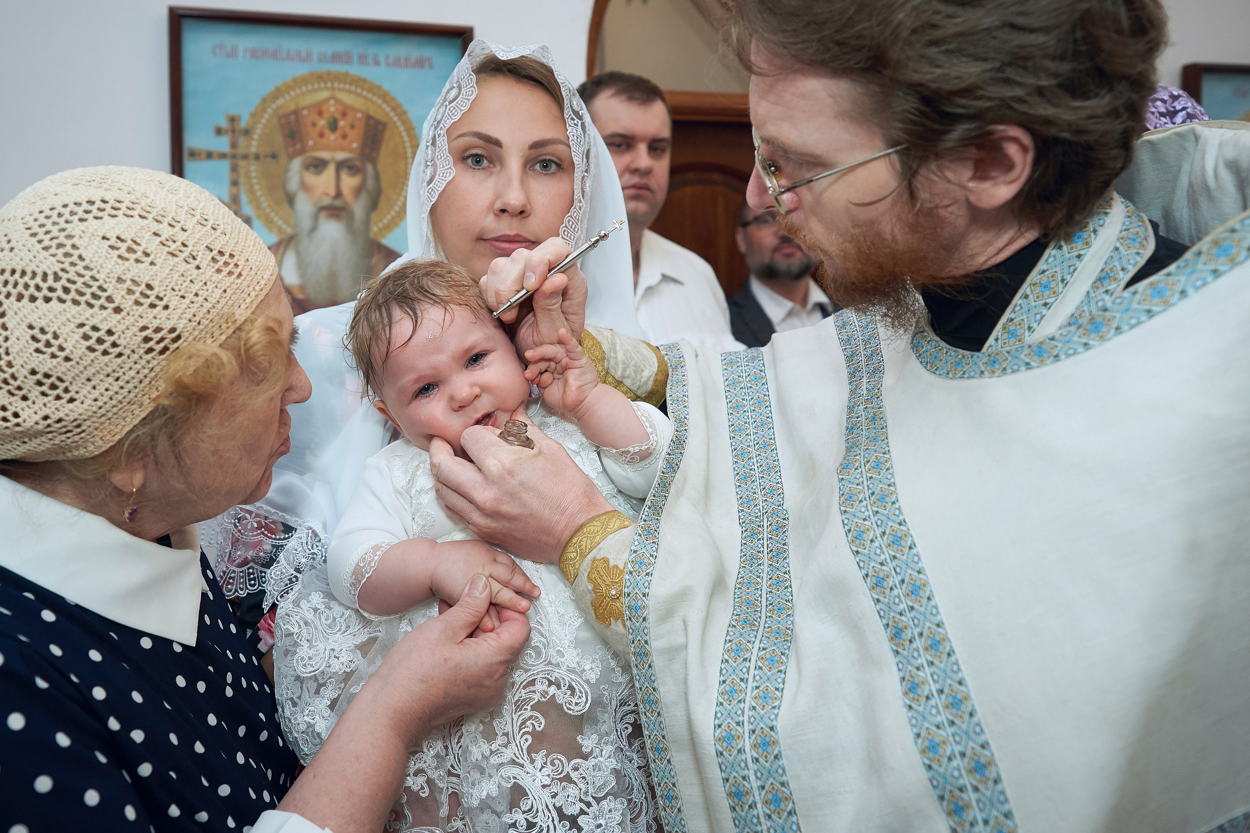 Храм Саввы Сторожевского, крещение. Балашиха