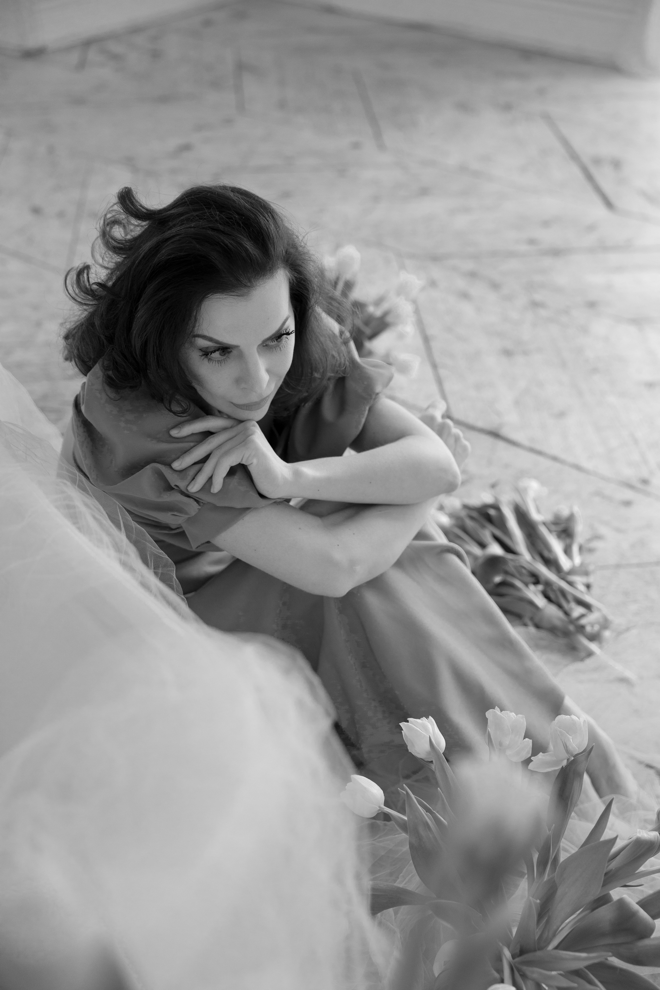 Весенняя съемка с тюльпанами. Фотограф в Санкт-Петербурге Вагнер Юлия