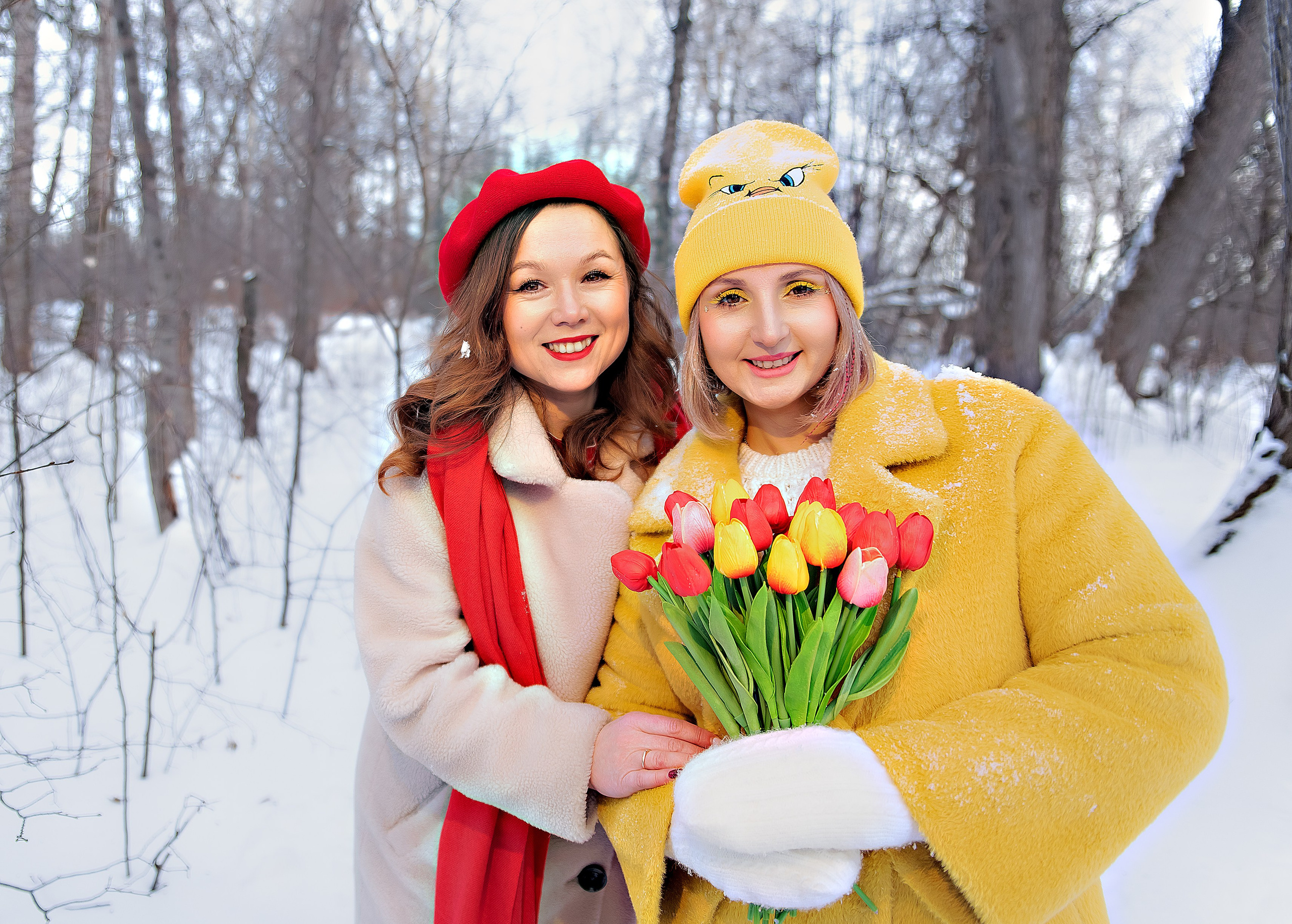 Индивидуальна и портретная фотосессия для Евгении, прогулка в зимнем лесу санатория Дальняя Дача. Семейный и портретный фотограф Кыштым Челябинск Марина Шигапова