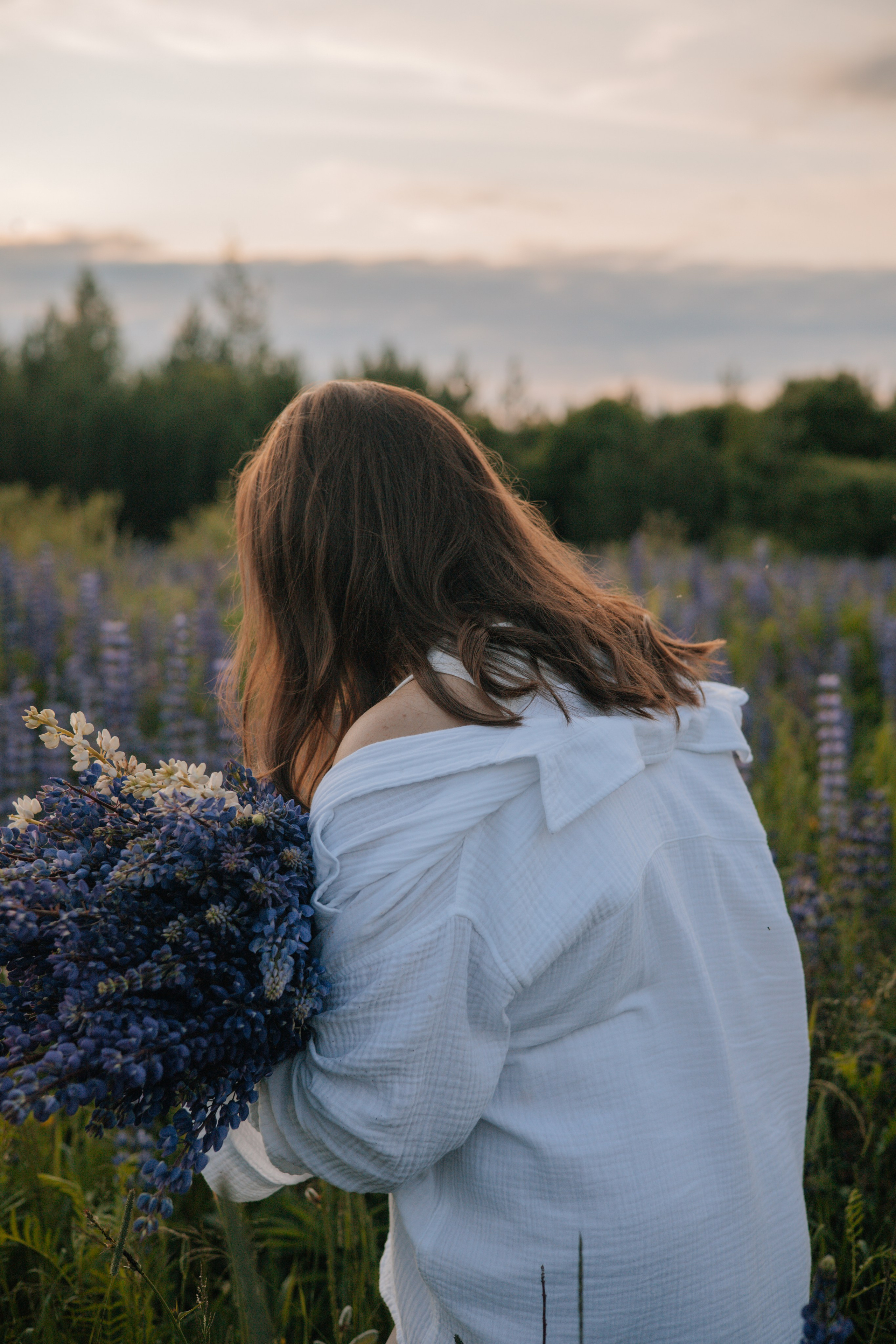Фотосессия в люпинах. Семейные и индивидуальные съемки в Йошкар-Оле