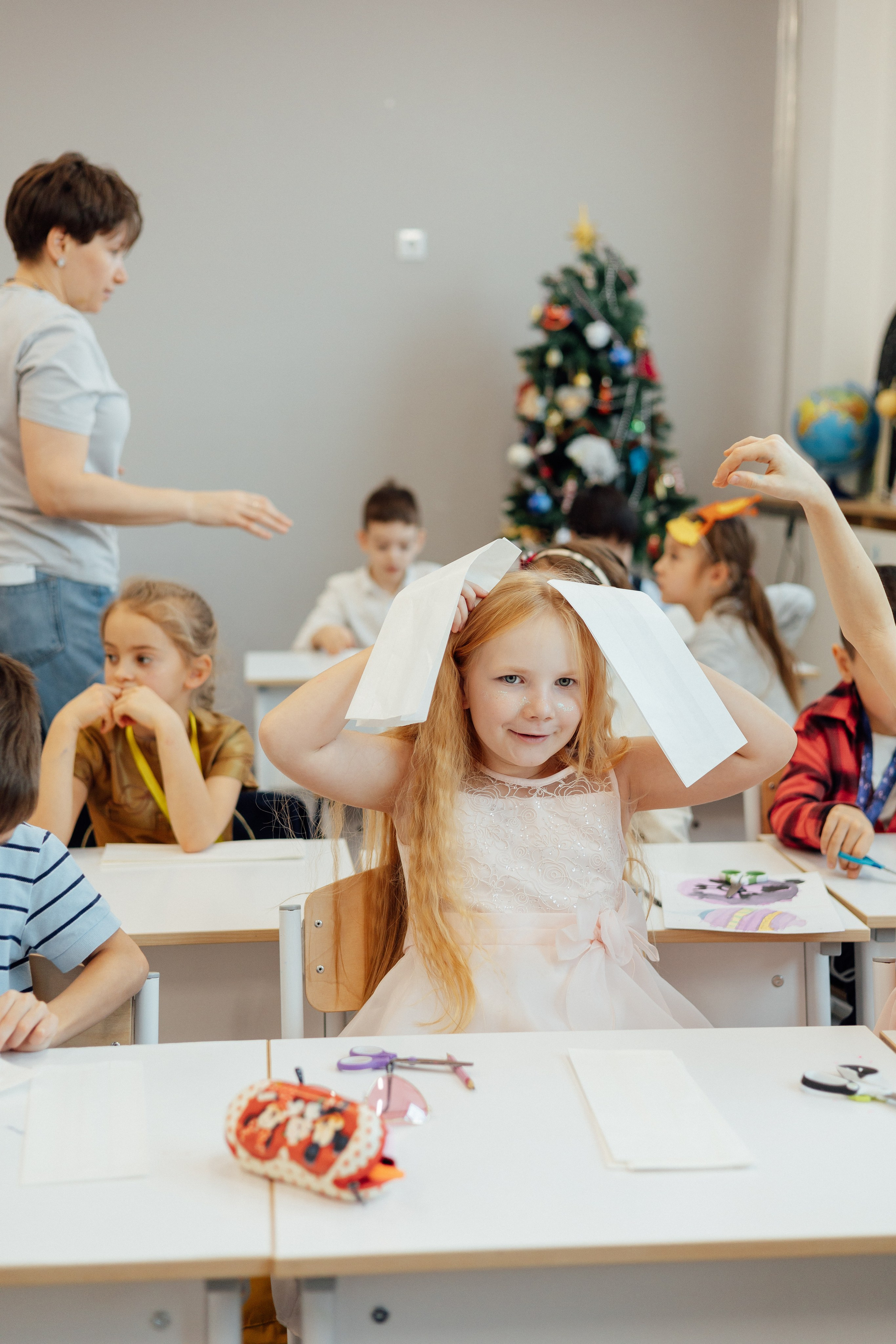 Школьный новогодний праздник. Психолог, фотограф Мария Черницкая