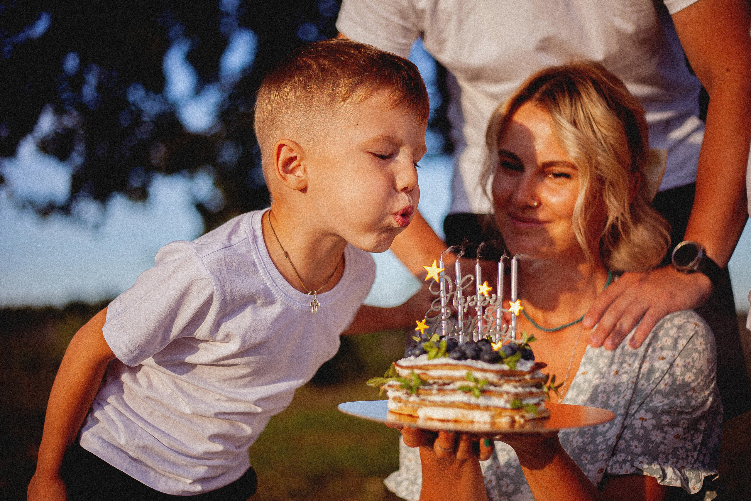 Семья Силяковых на природе, ДР мальчишек. Главная