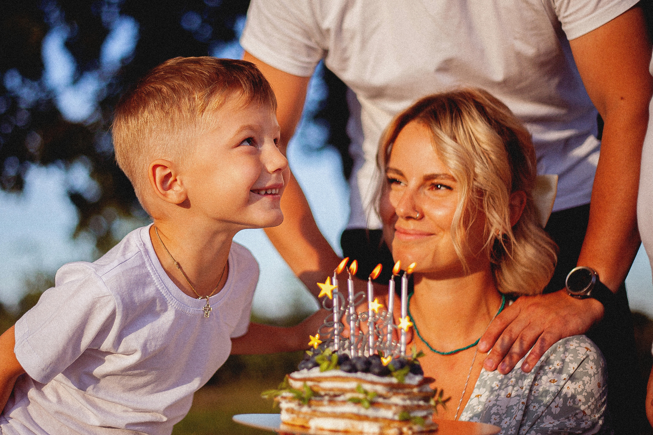 Семья Силяковых на природе, ДР мальчишек. Главная