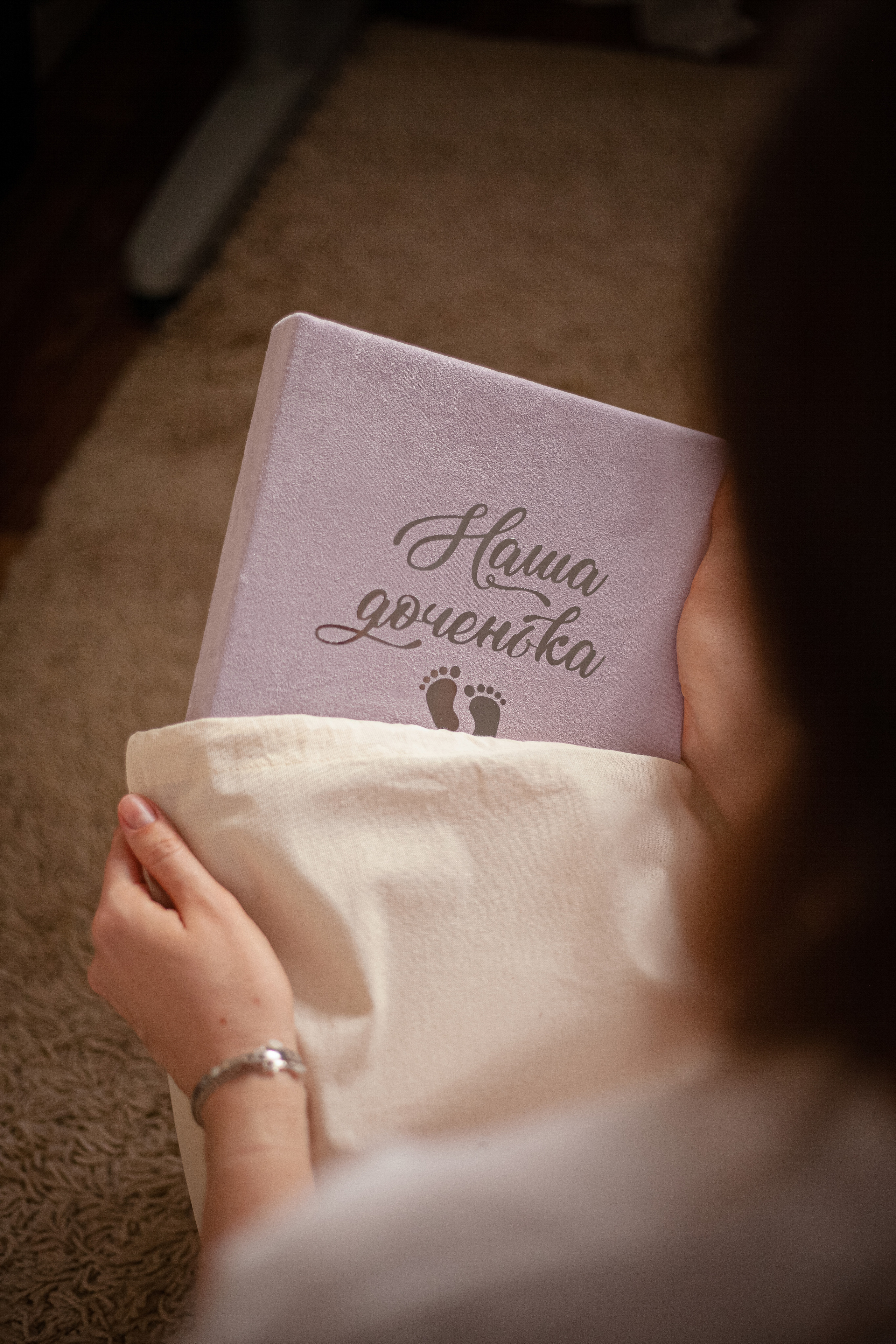 Съемка для бренда фотоальбомов BABY NATRA. Главная