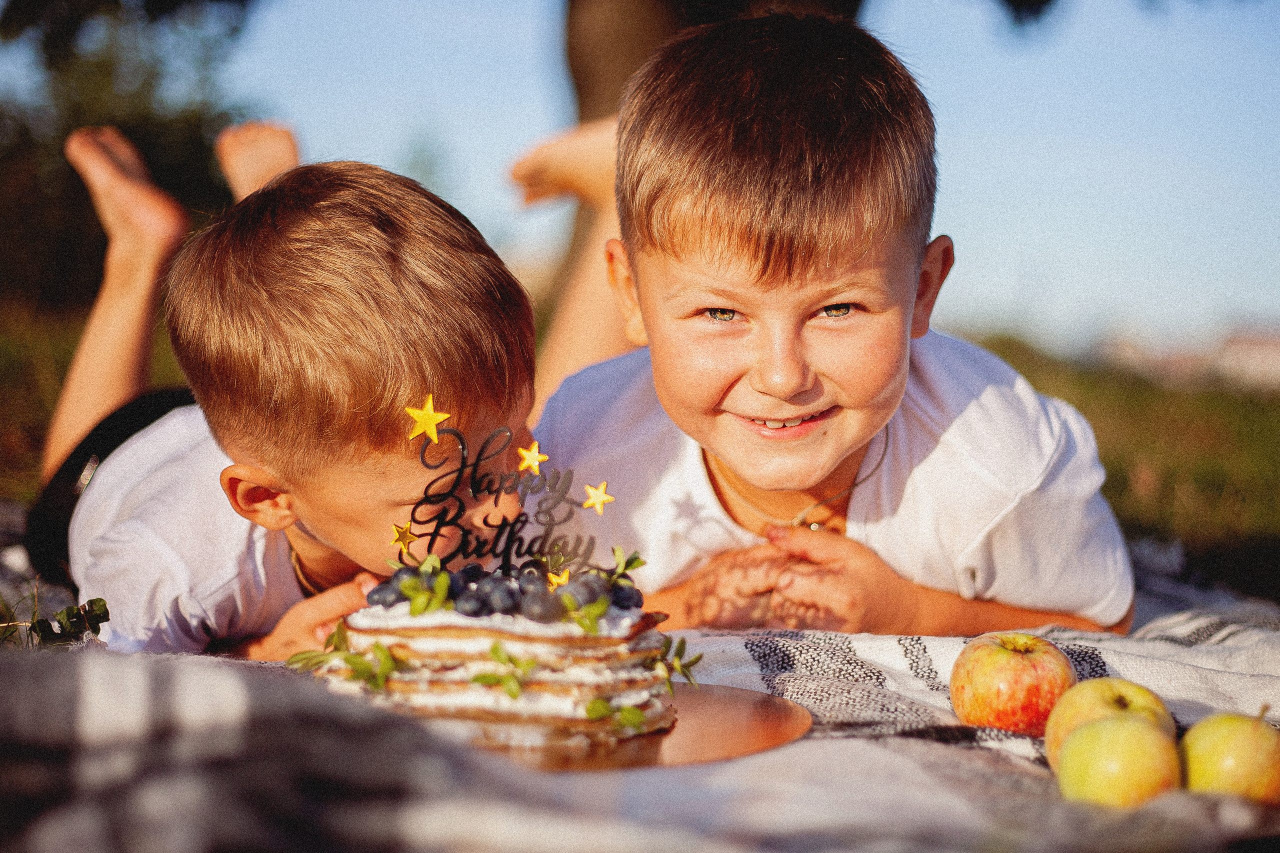Семья Силяковых на природе, ДР мальчишек. Главная