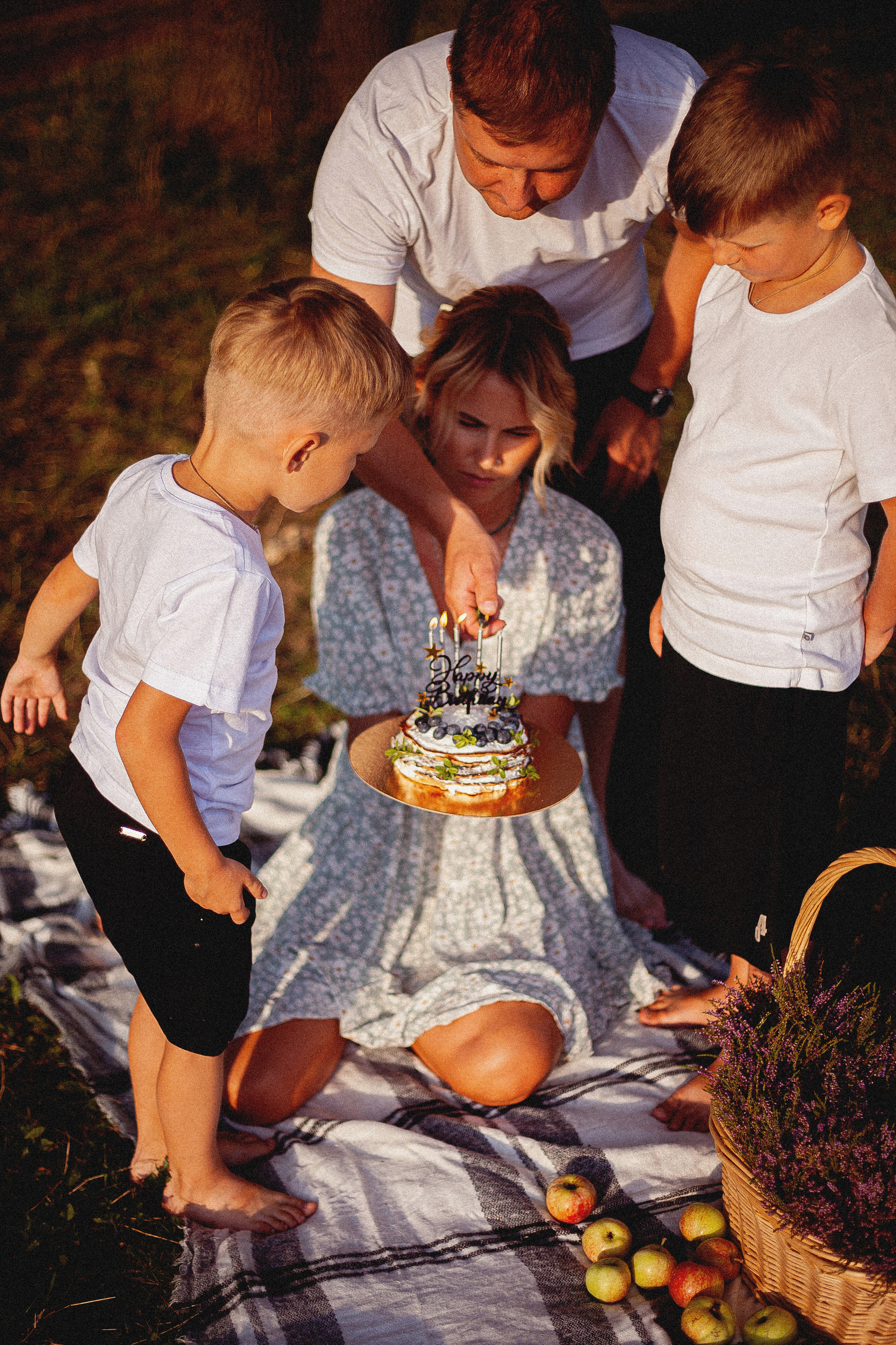 Семья Силяковых на природе, ДР мальчишек. Главная