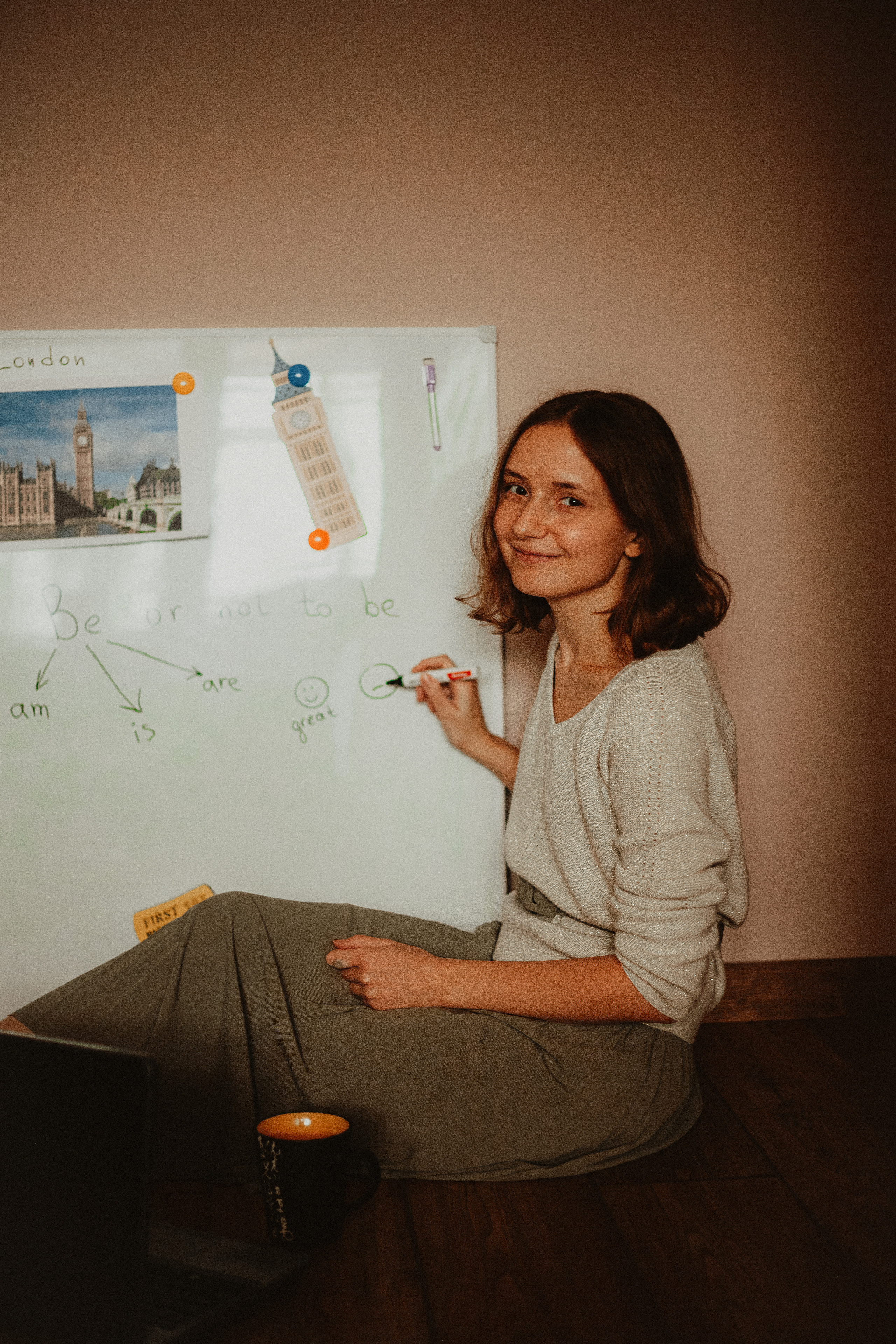 Съемка для преподавателя английского языка Арины Семиковой. Главная