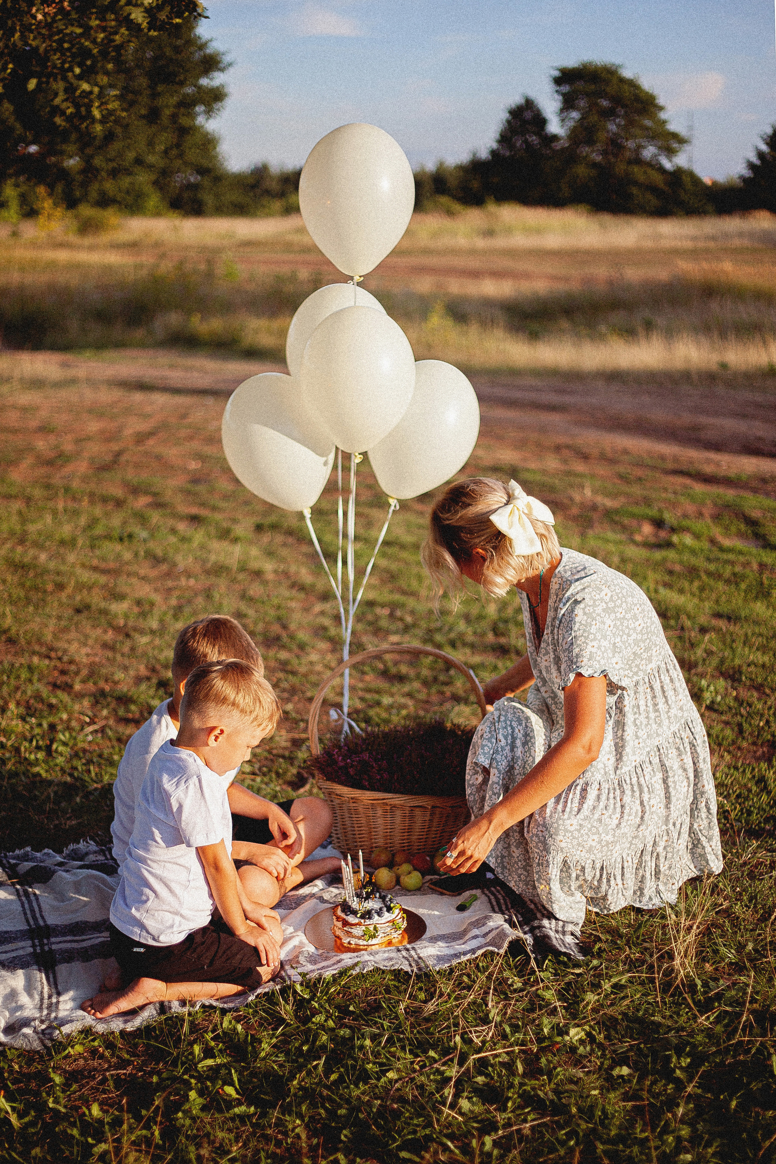 Семья Силяковых на природе, ДР мальчишек. Главная