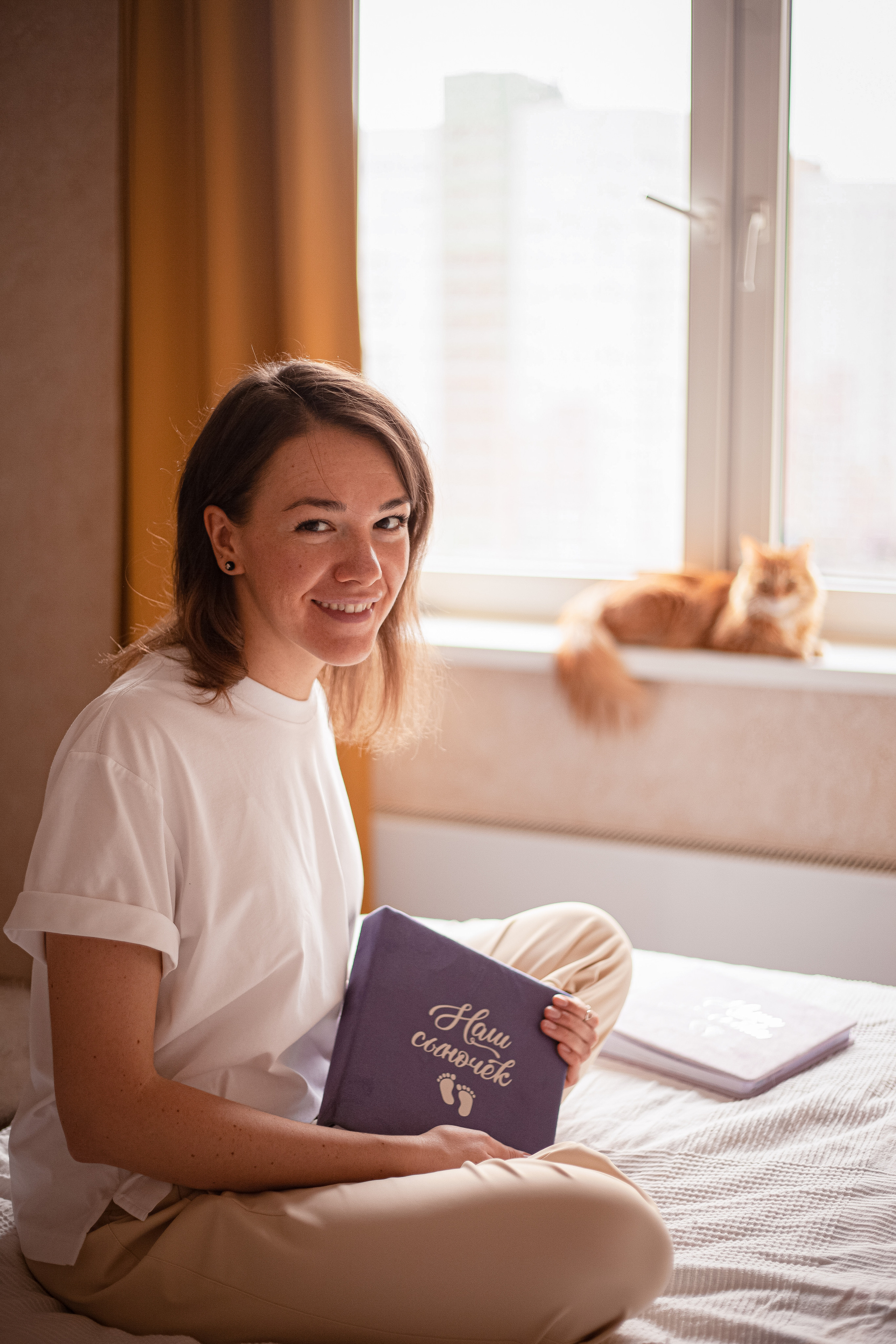 Съемка для бренда фотоальбомов BABY NATRA. Главная