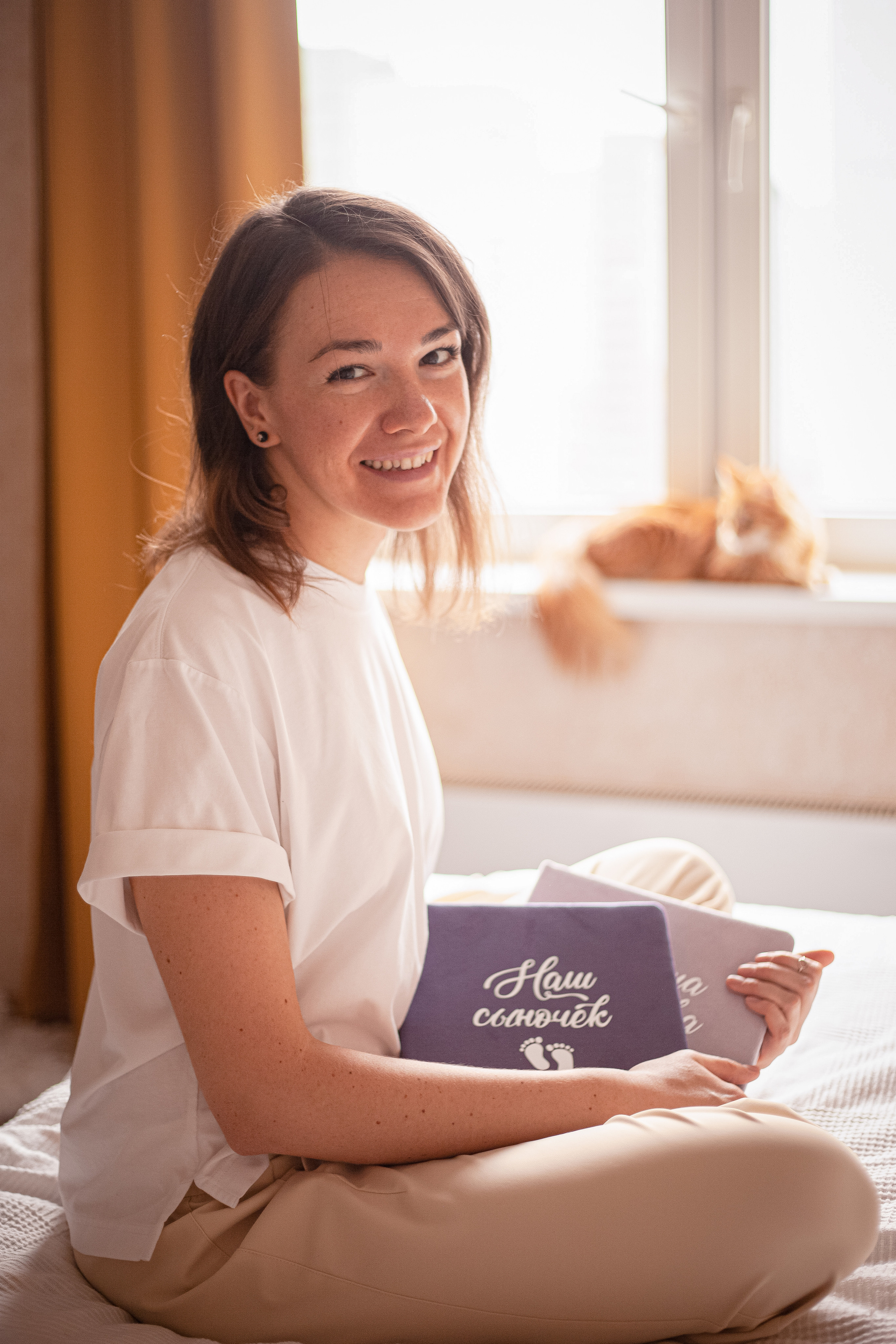 Съемка для бренда фотоальбомов BABY NATRA. Главная