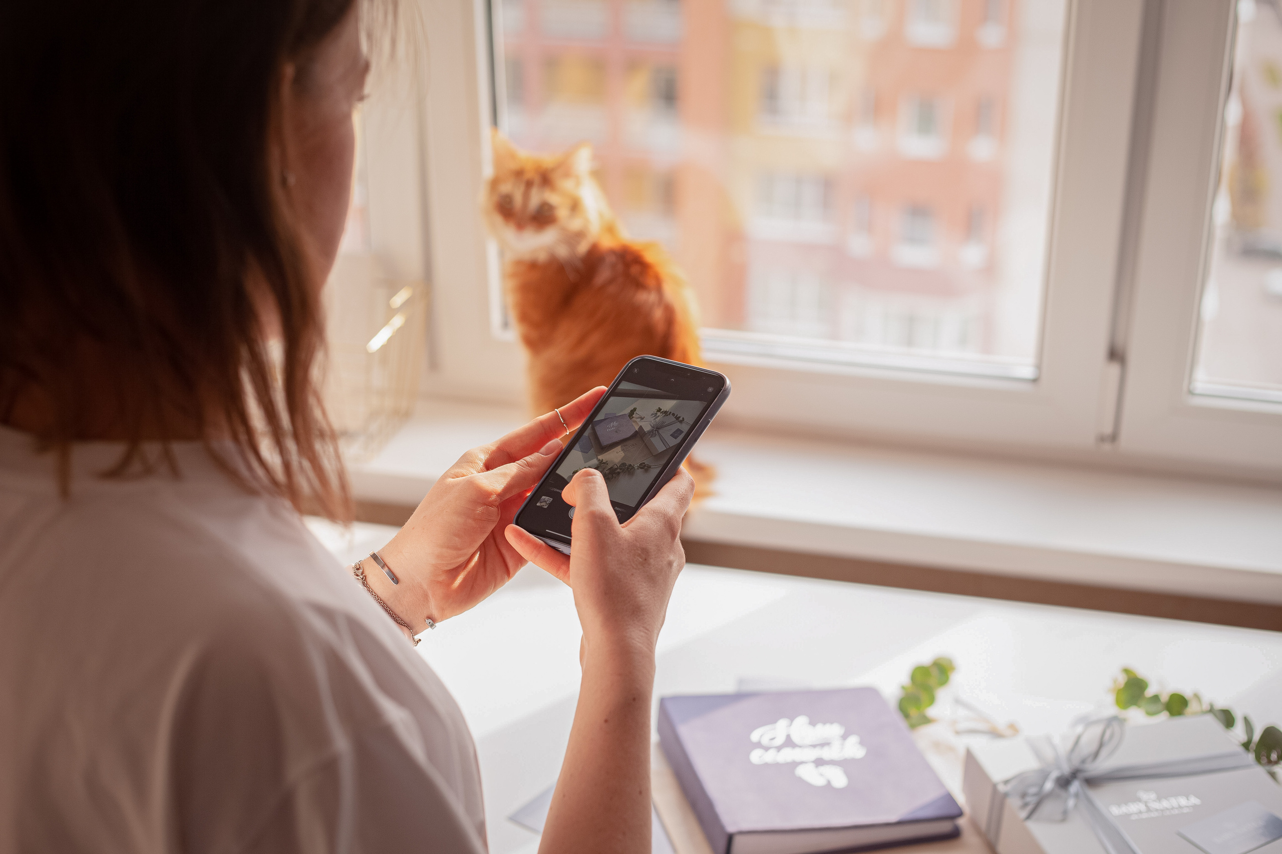 Съемка для бренда фотоальбомов BABY NATRA. Главная