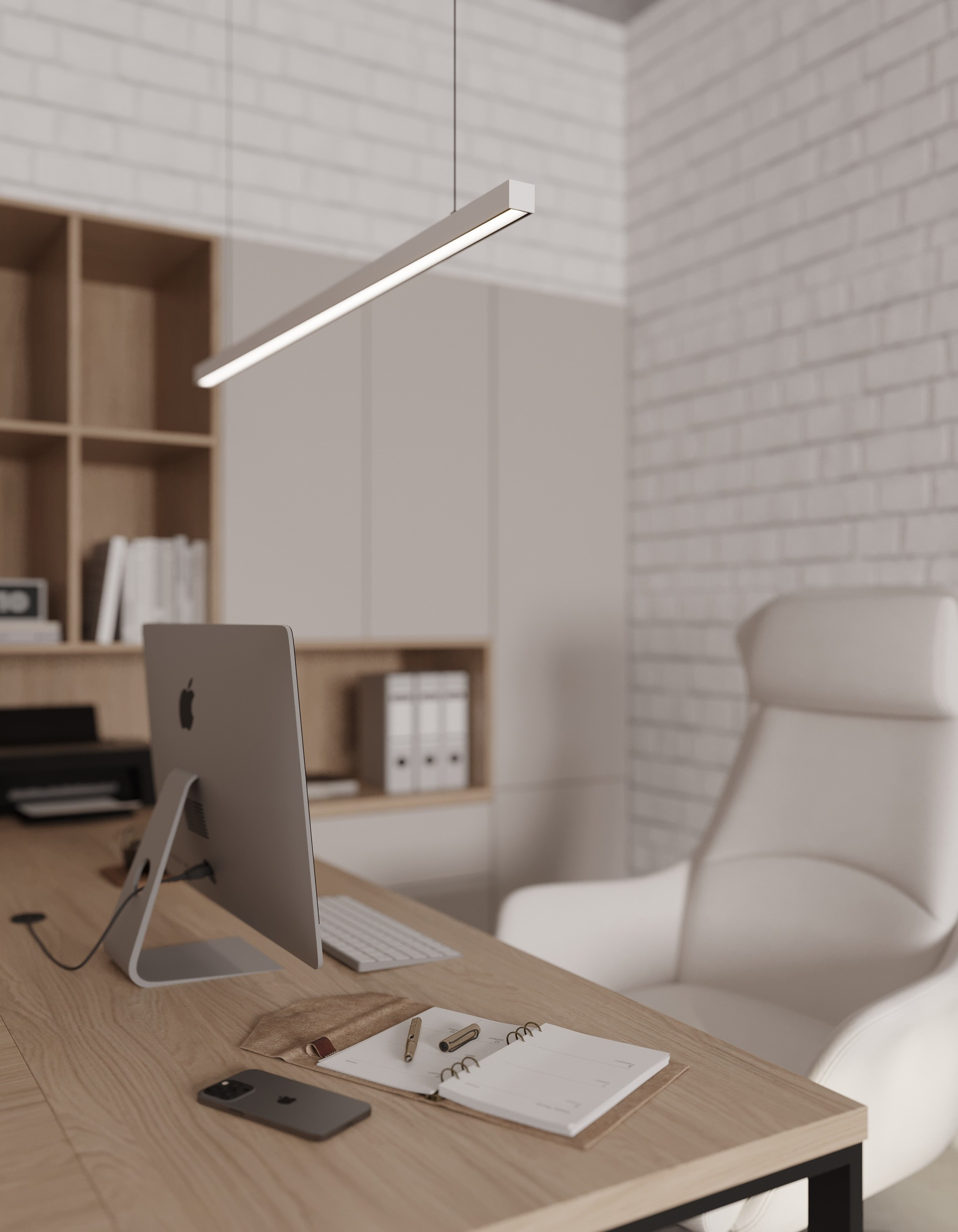 Офис компании «Мединвест». Дизайн интерьера, 3D-визуализация Владивосток