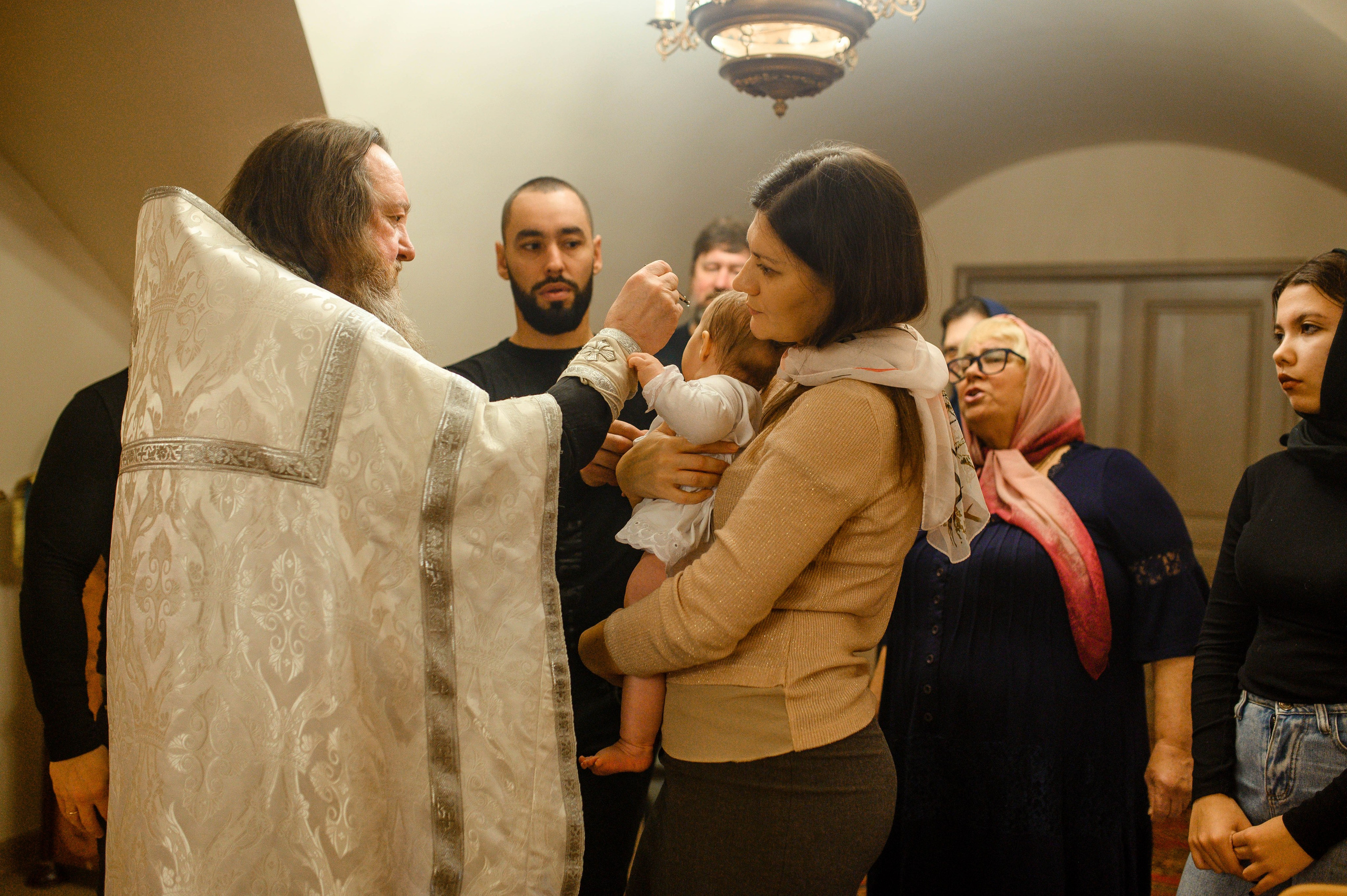 Крещение Лизы. Успенский собор. Свадебный и семейный Фотограф в Пензе Татьяна Лапоногова