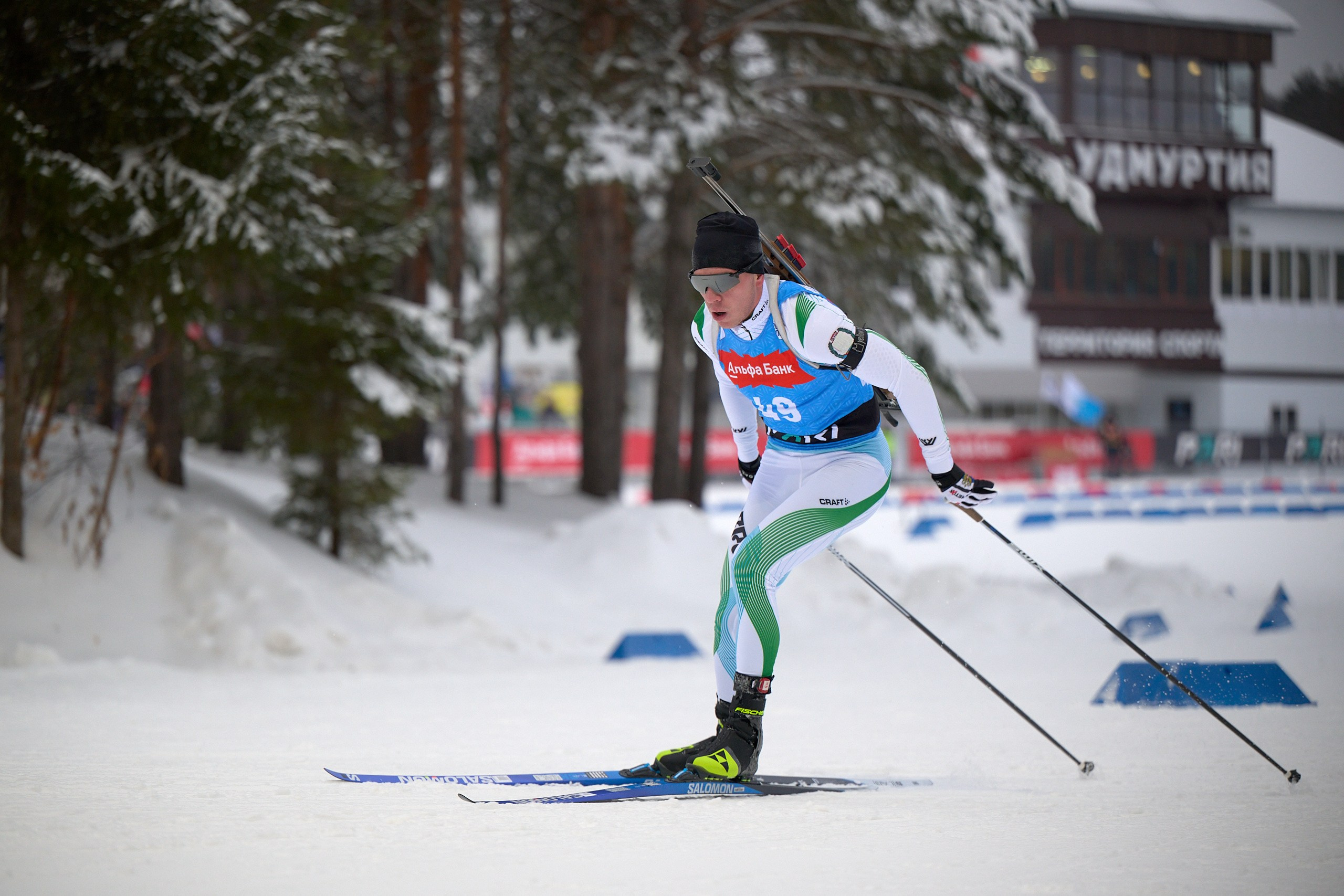 Биатлон. Чемпионат России — 2024/2025, 3-й этап, Ижевск. Ижевская винтовка. Спортивный репортажный фотограф в Ижевске Сергей Мерзляков