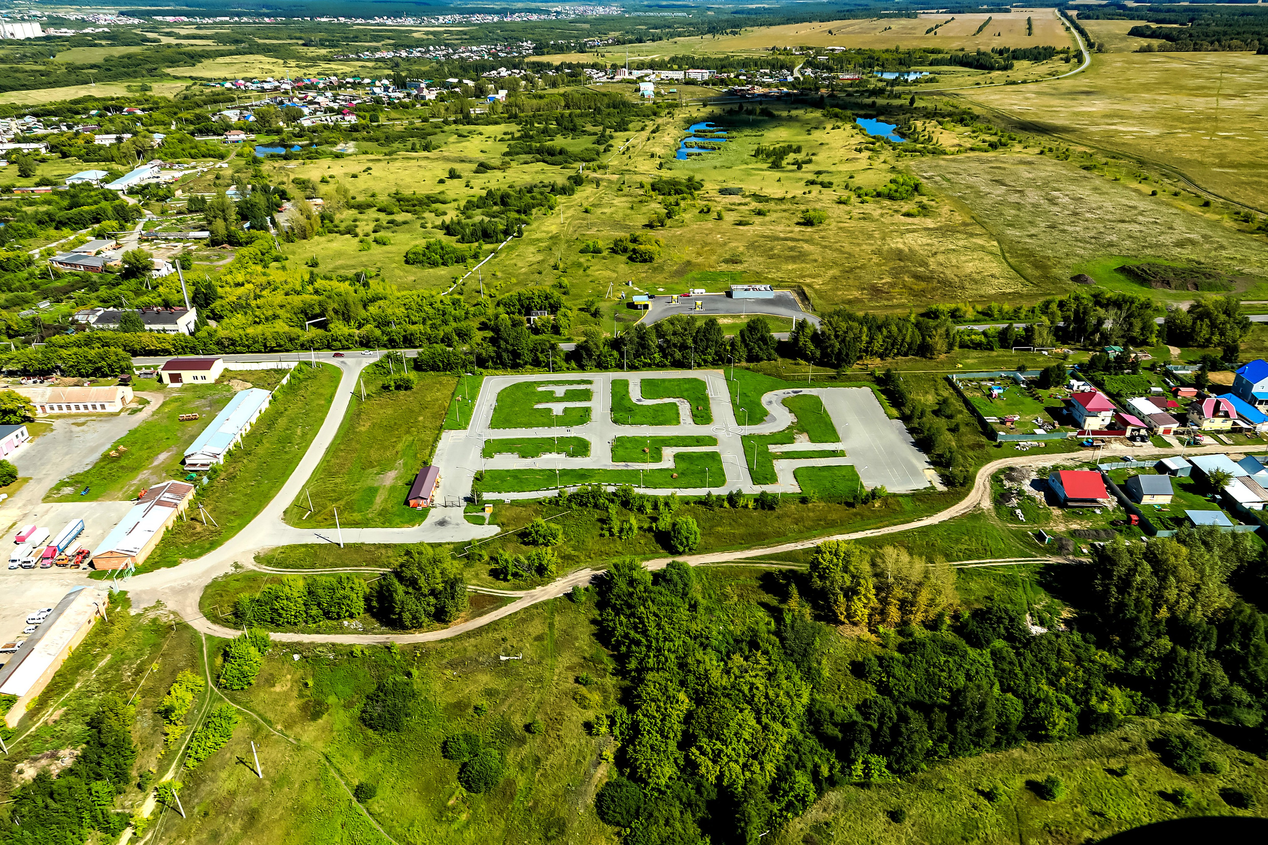 Город с высоты птичьего полёта. Фотограф Андрей Гузеев