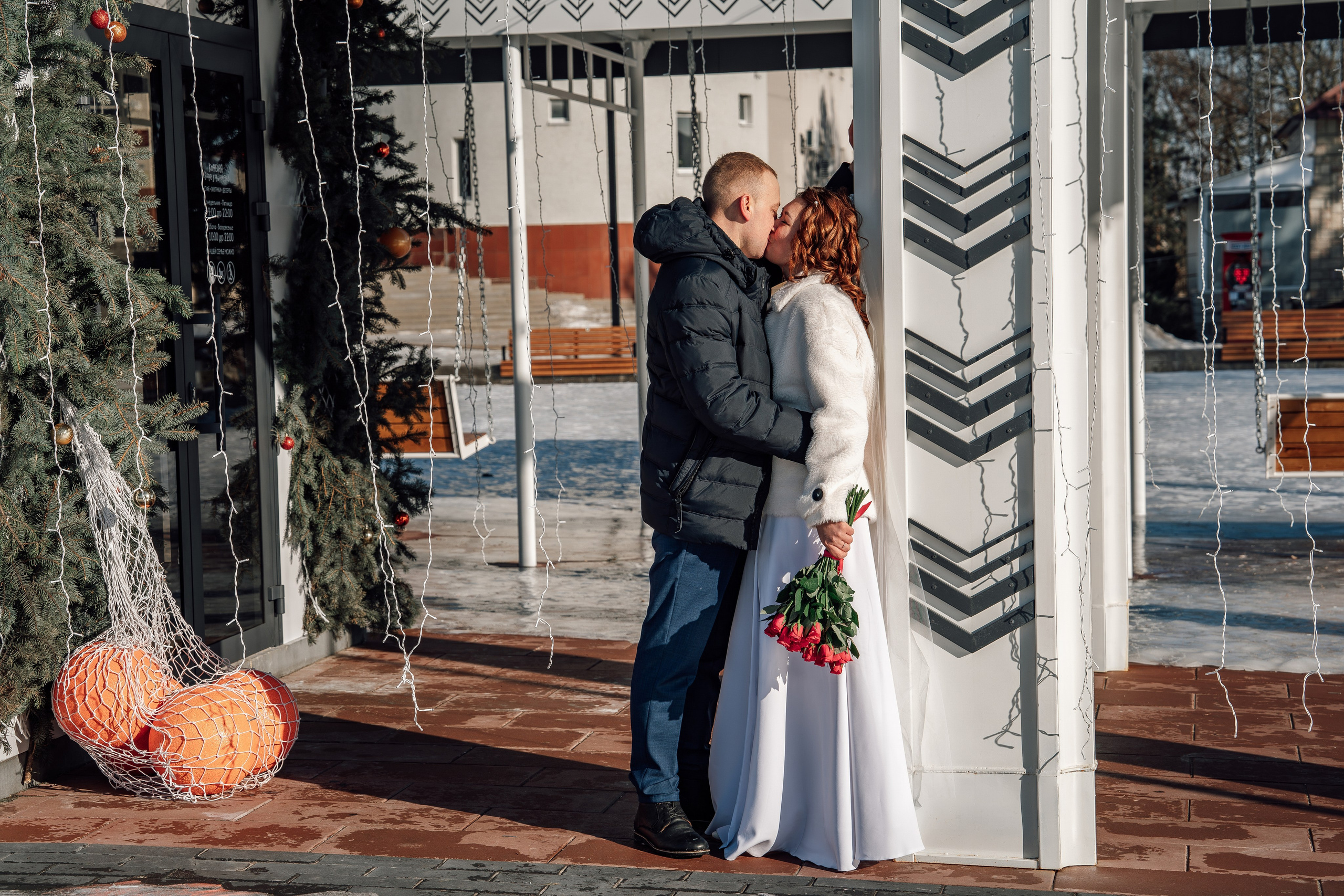 Зимняя свадьба Алексея и Марины. Фотограф Юлия Паськова, город Бирюч