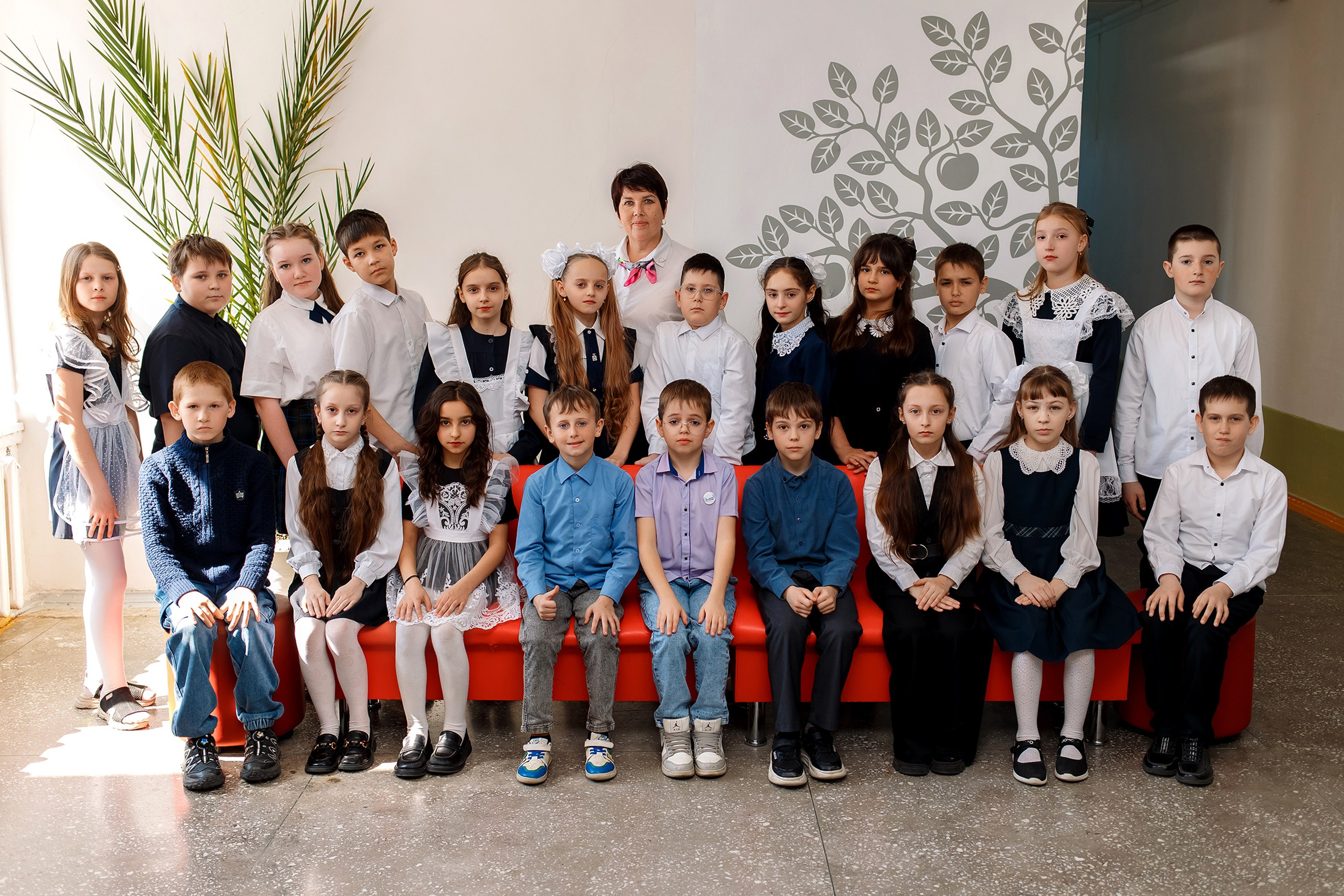 4 класс с. Барабаш. Фотограф Любовь Корниенко, Примоский край