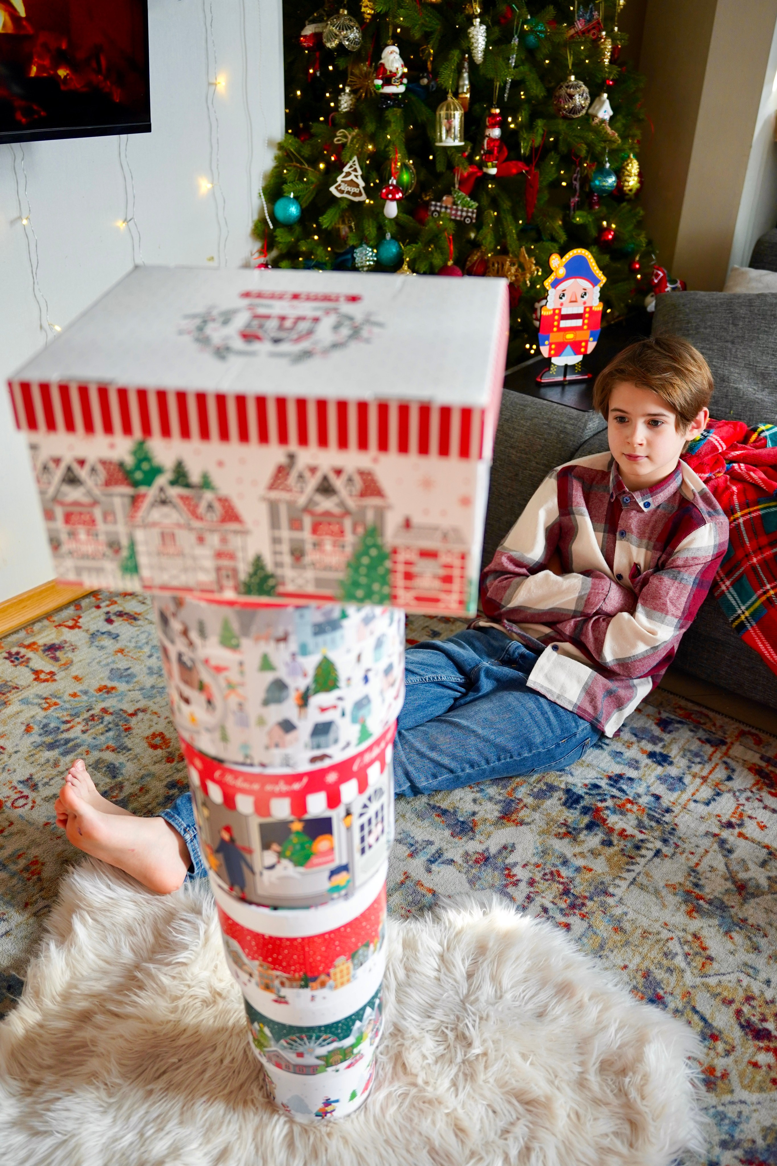 Домашний Новый год. Семейный и детский фотограф Александра Гвоздикова