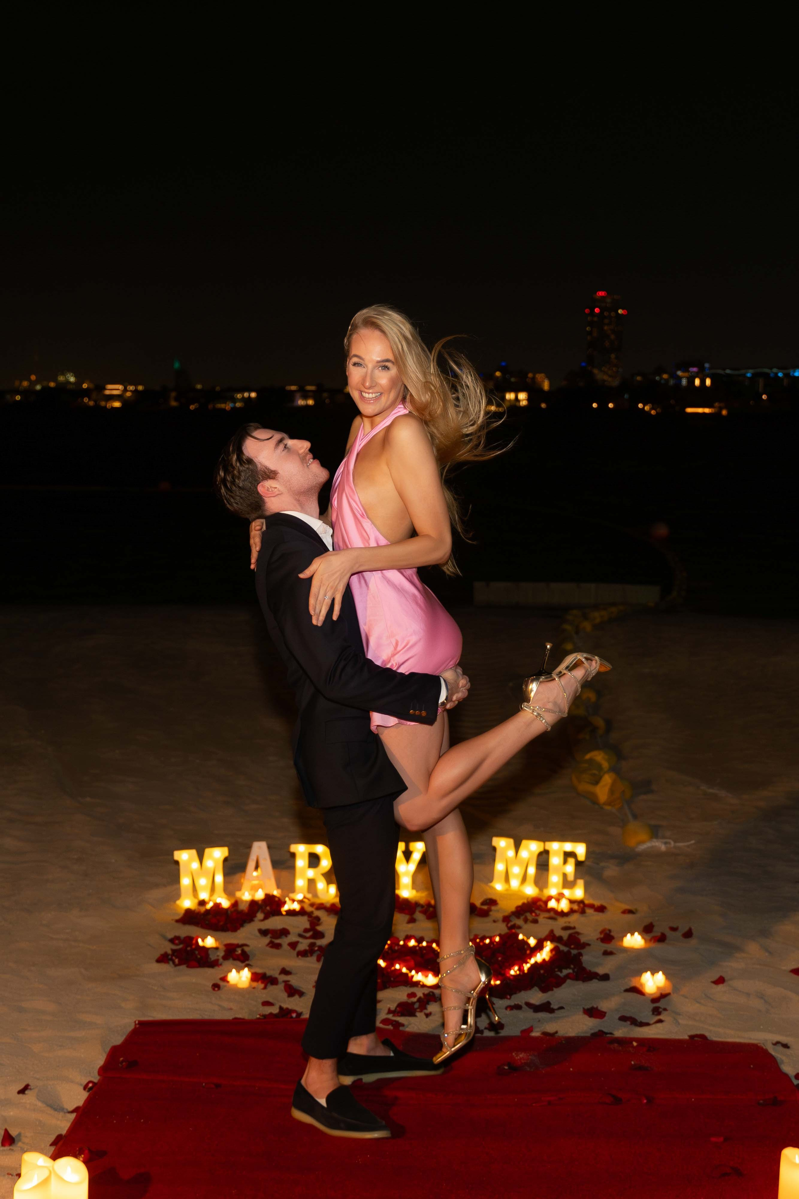 Шикарное предложение руки и сердца. Фотограф и видеограф в Москве и Абу Даби Мария Кулагина