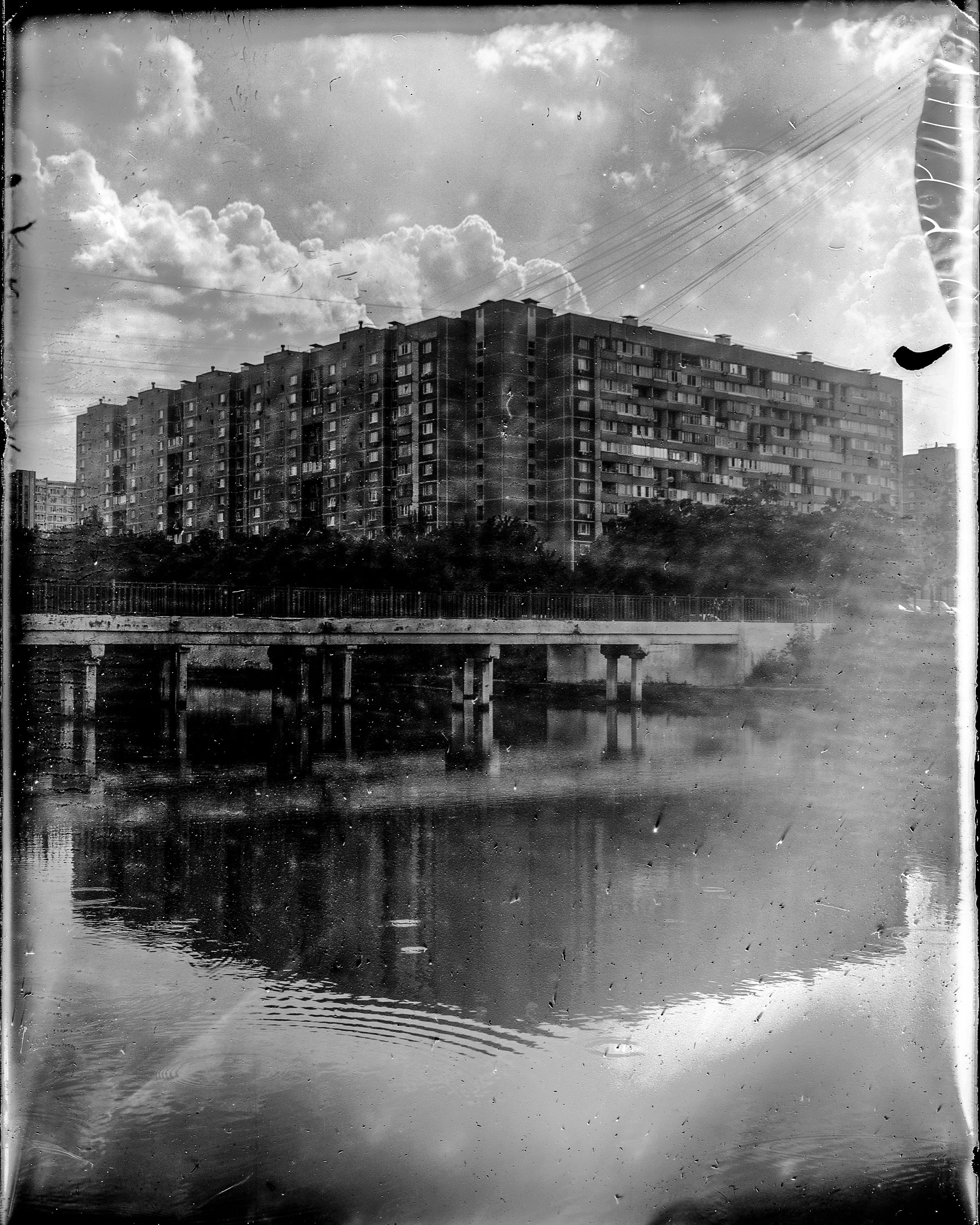 Glass plates. Darkroom aesthetics