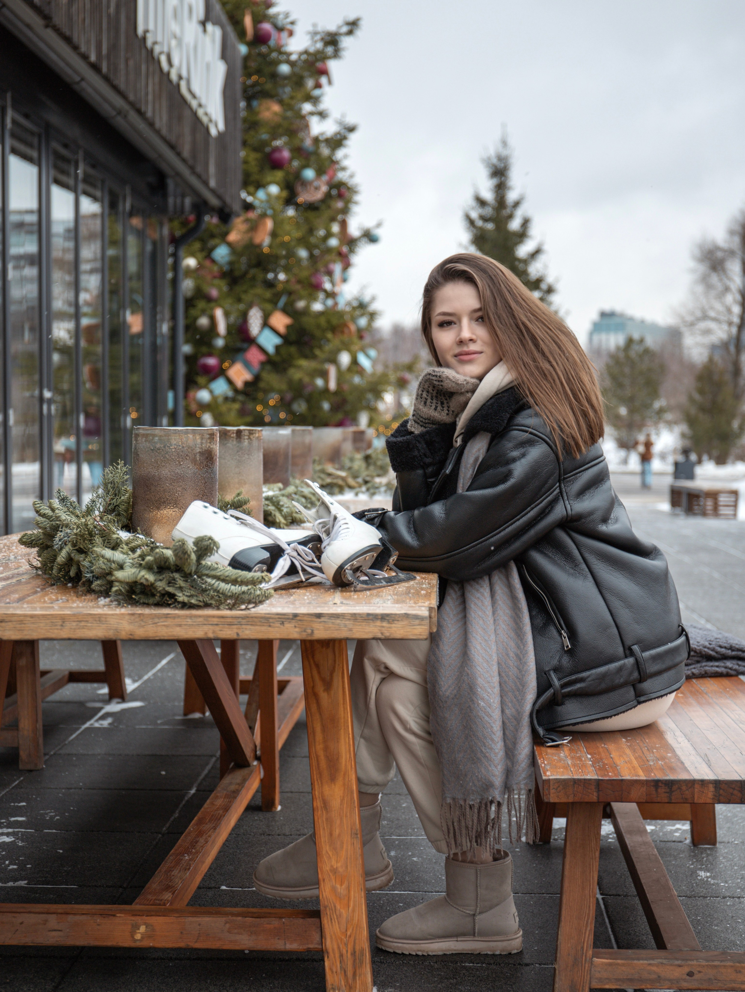 На катке. Свадебный и семейный фотограф в Москве Мила Широких
