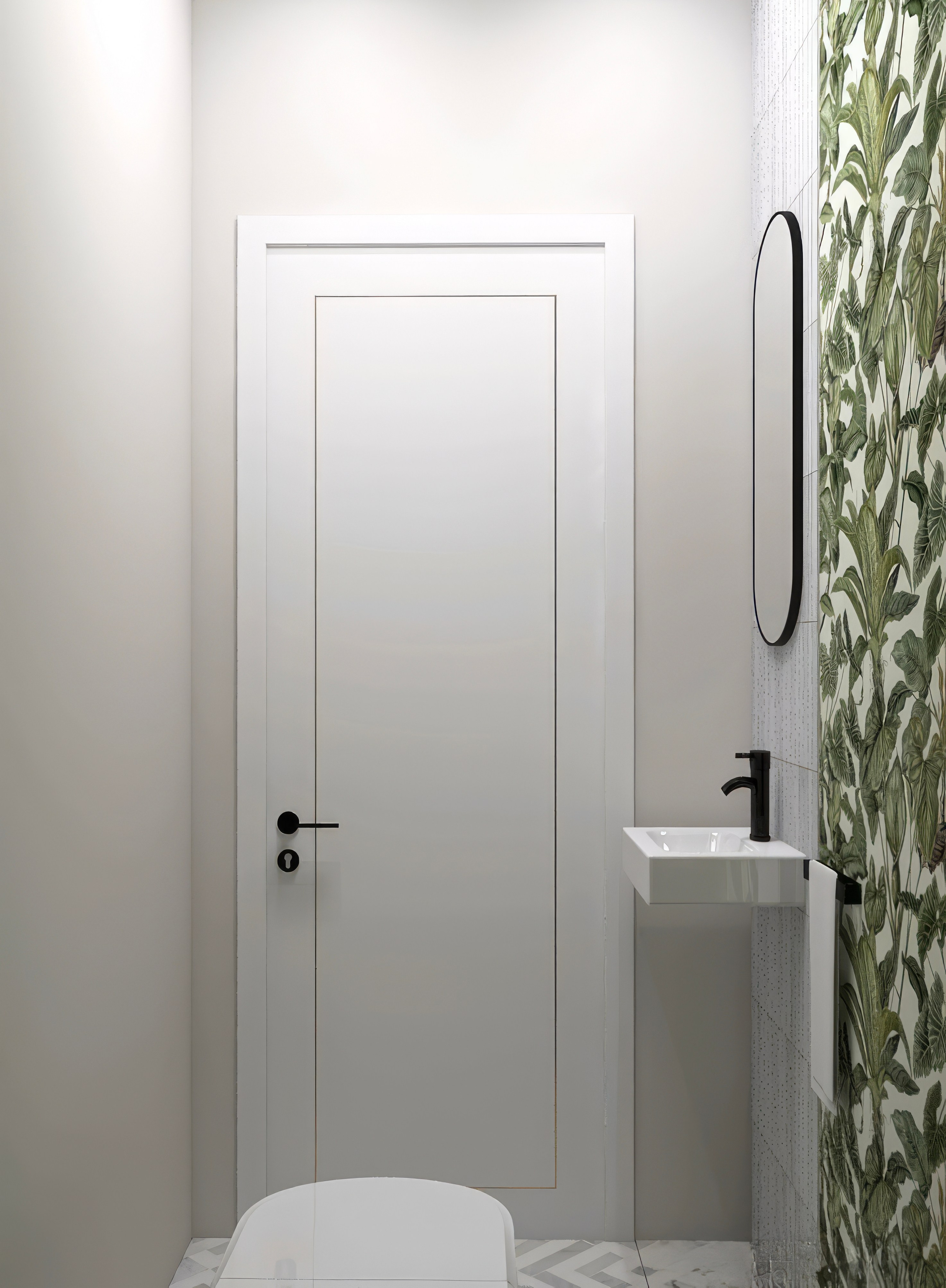 Кухня-гостиная и Санузел из загородного дома, г. Пермь. Дизайнер интерьера в Санкт-Петербурге Ольга Рытаровская