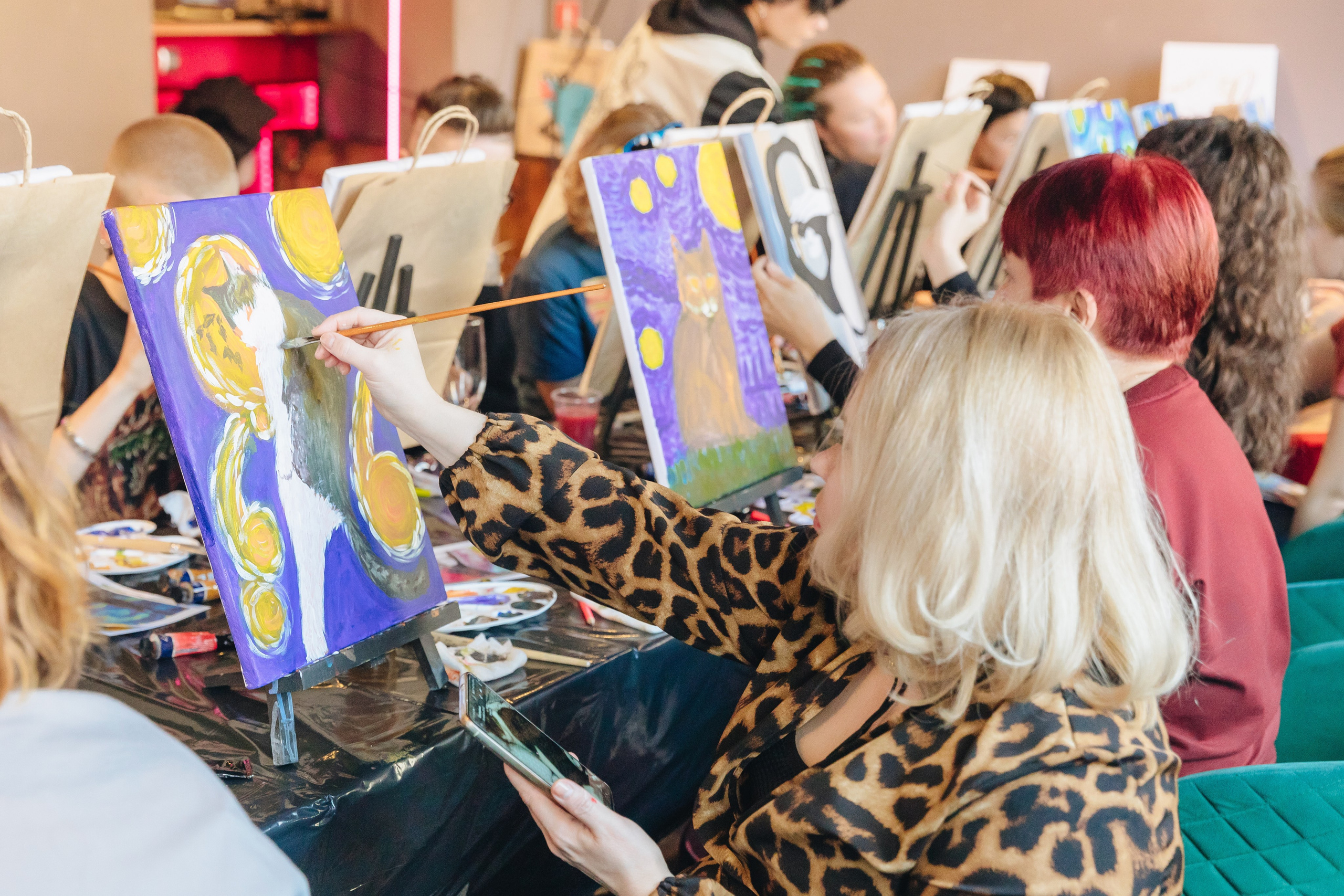 Арт-вечеринка. Семейный фотограф в Санкт-Петербурге Ева Маркова