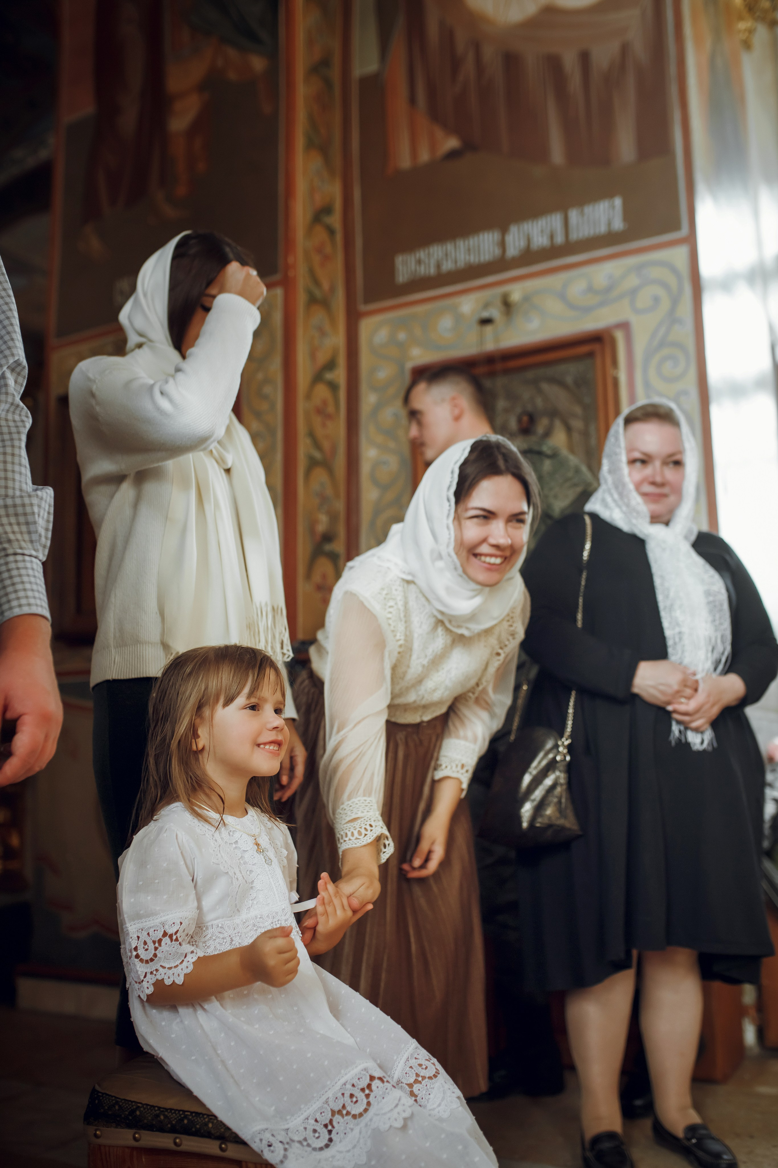 Крещение Мирославы. Фотограф на Крещение, семейный фотограф в Москве