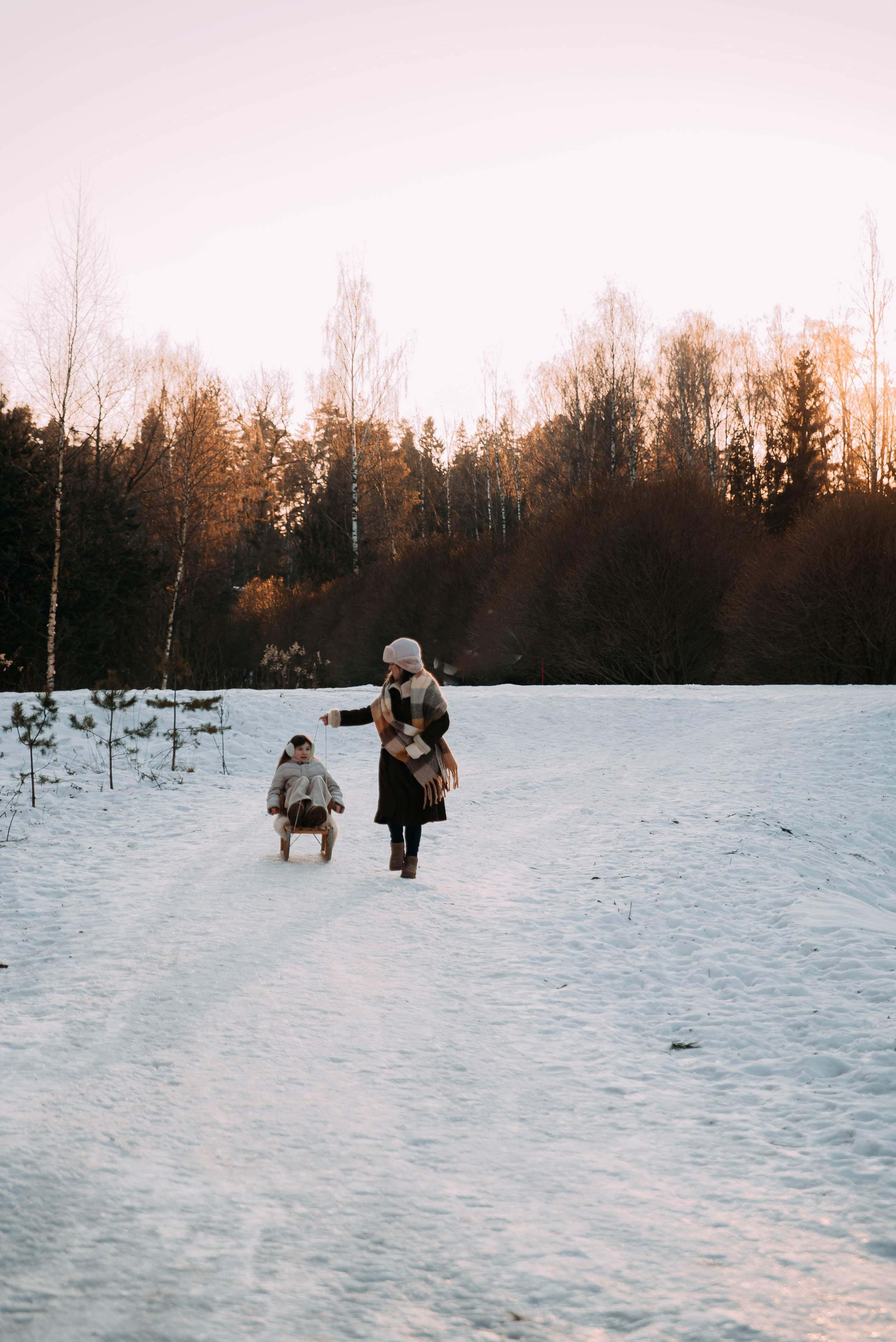 Зима. Леся Власова. Семейный Lifestyle фотограф в Москве