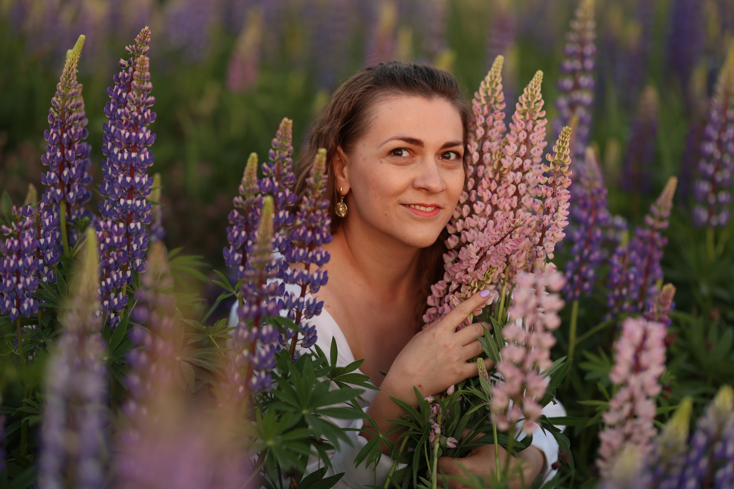 Фотосессия с люпинами. Семейный и свадебный фотограф в Санкт-Петербурге Татьяна Швыкова