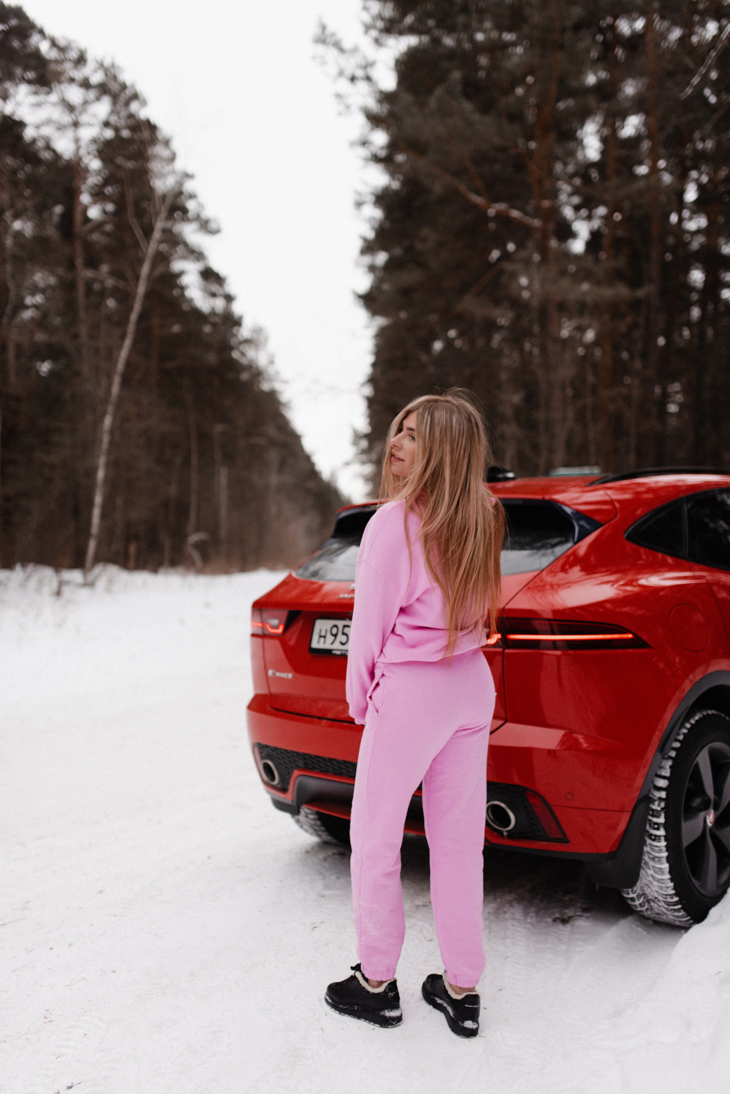 Зимняя съемка Ольги. Фотограф в Новосибирске Анастасия Курто