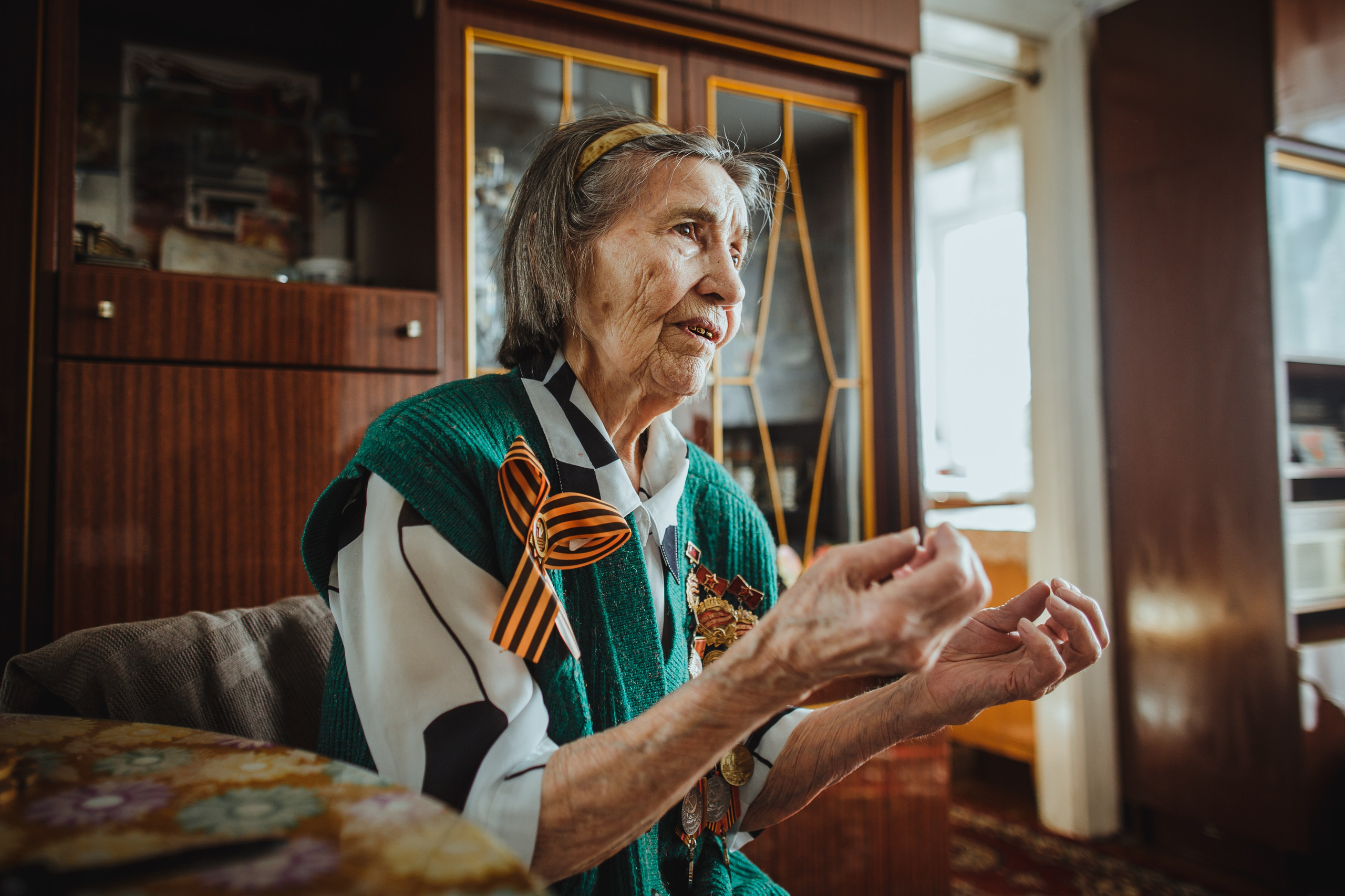 Ветеран Великой Отечественной Войны, портрет