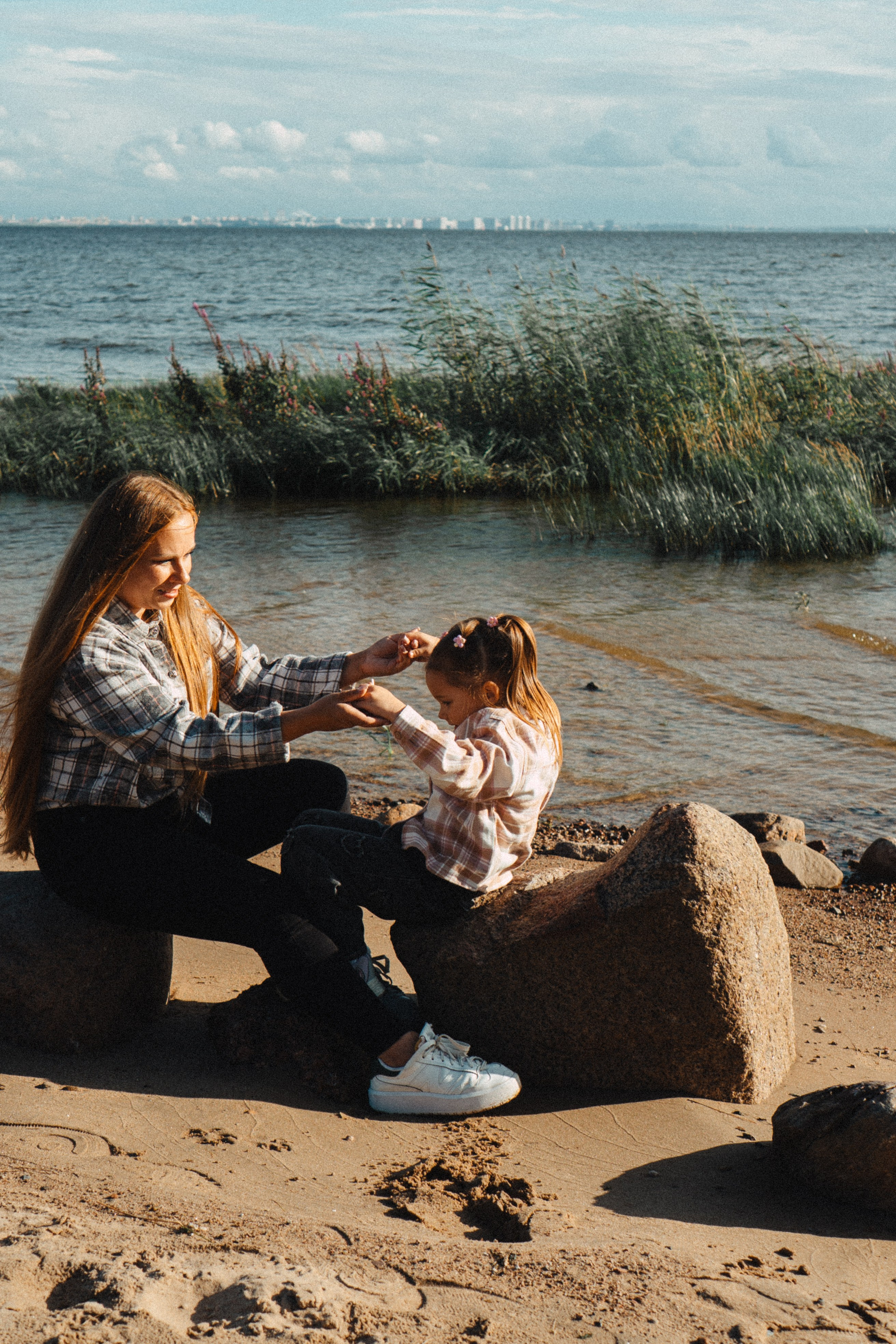 МАМА И ДОЧКА НА ФИНСКОМ ЗАЛИВЕ. Профессиональный фотограф, Санкт-Петербург — Виктория Богомолова