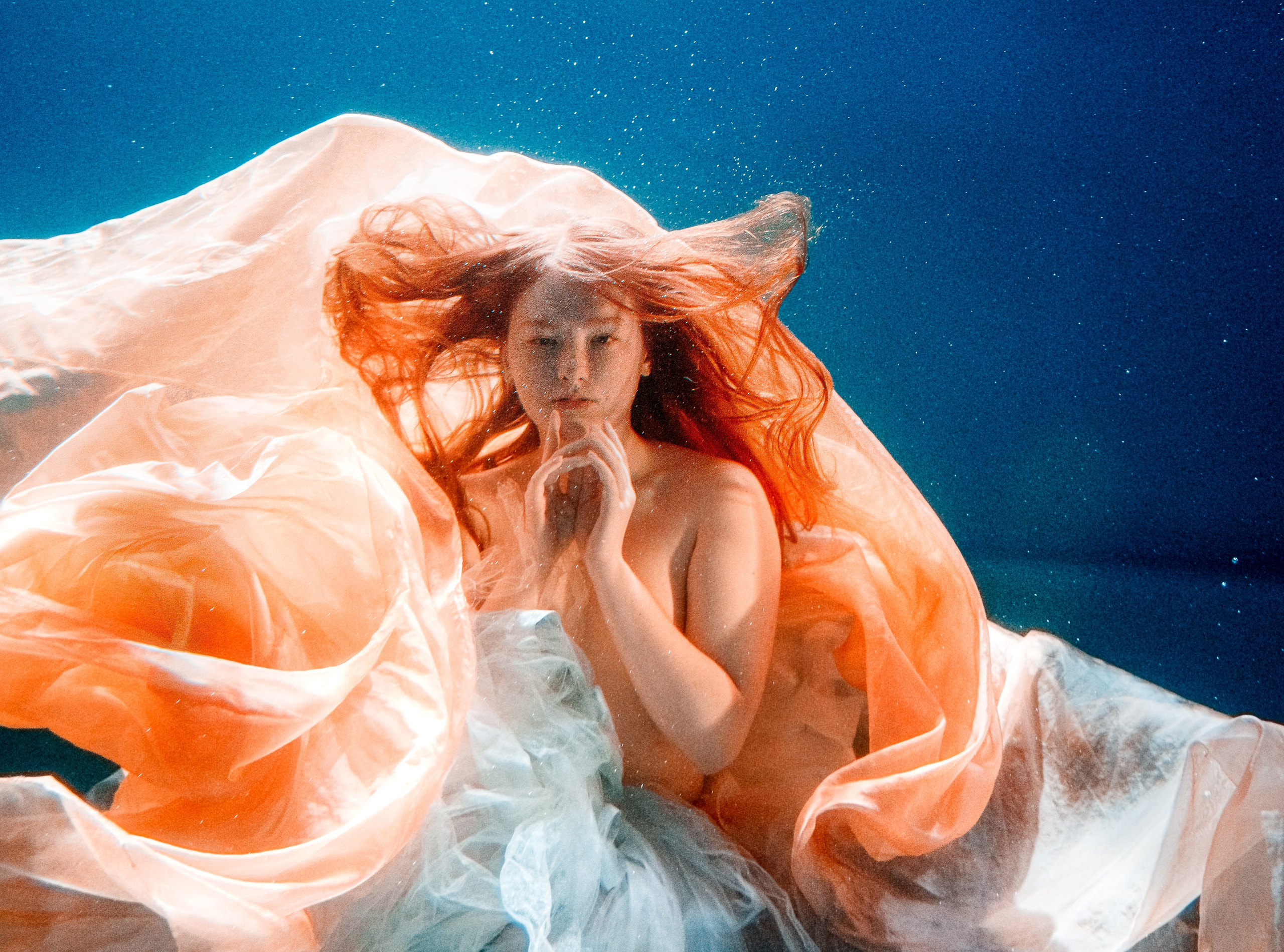 Подводная фотосъёмка. Арт фотограф Серафима Абельман в Москве