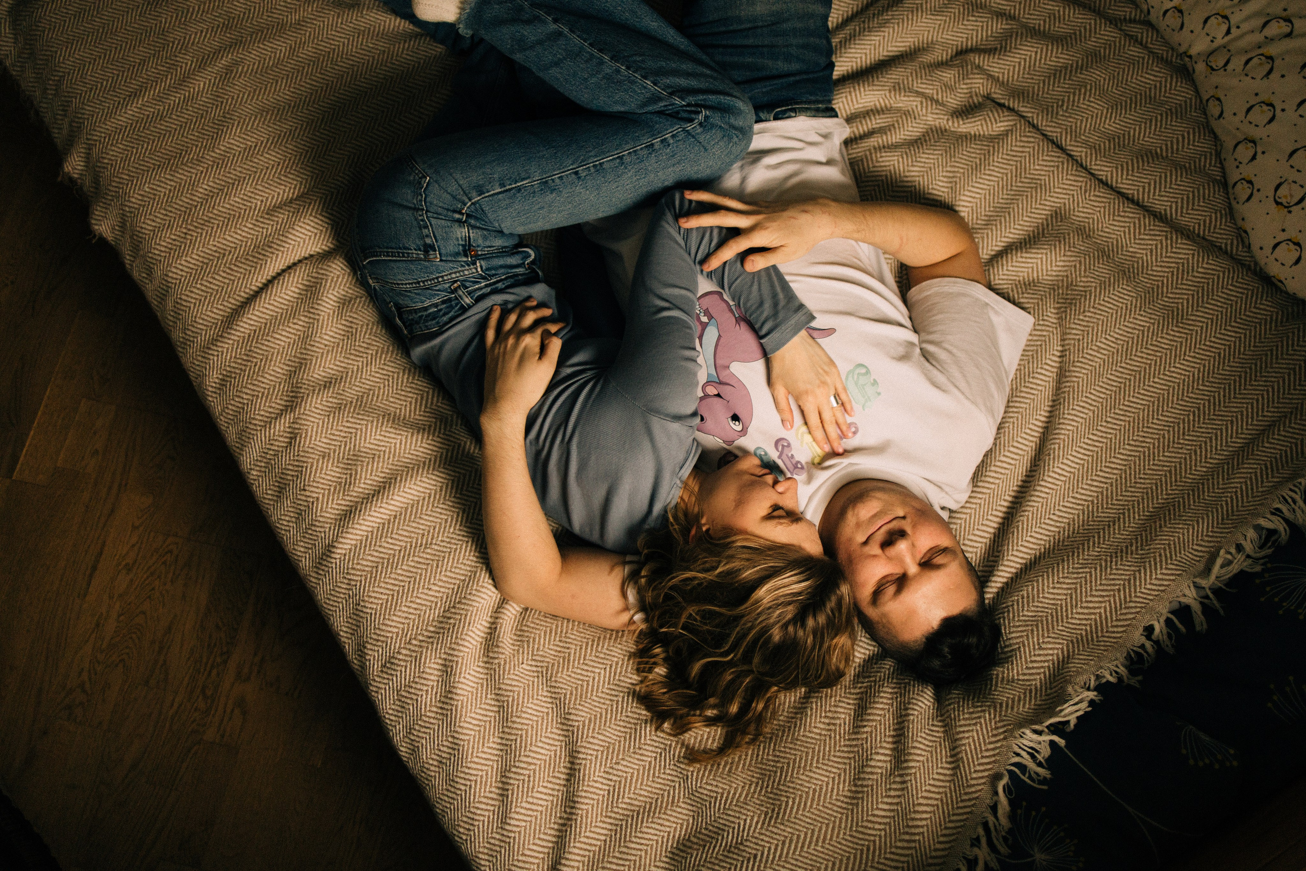 Дома трое. Фотограф Настя Леонова