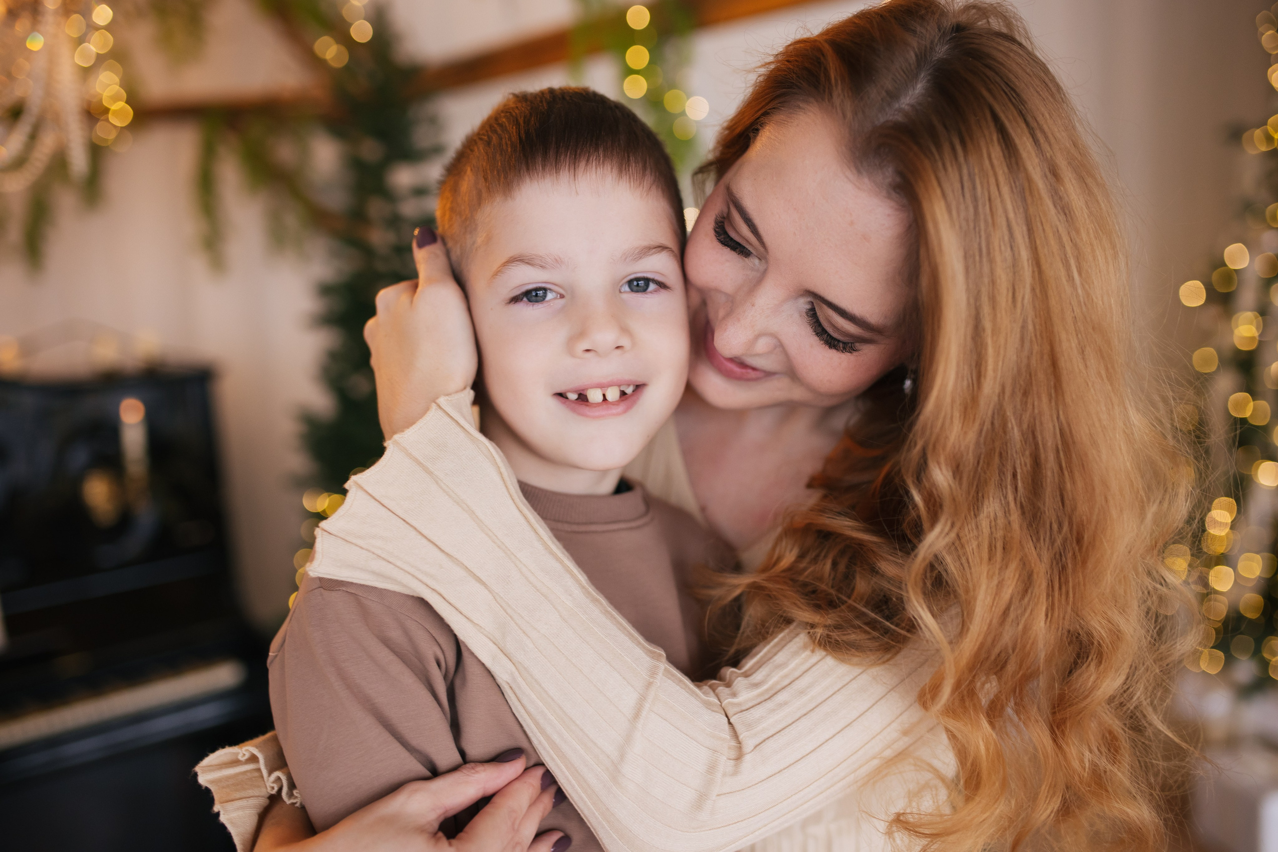 Семейная новогодняя история. Семейный фотограф в Новосибирске Инна Кузнецова