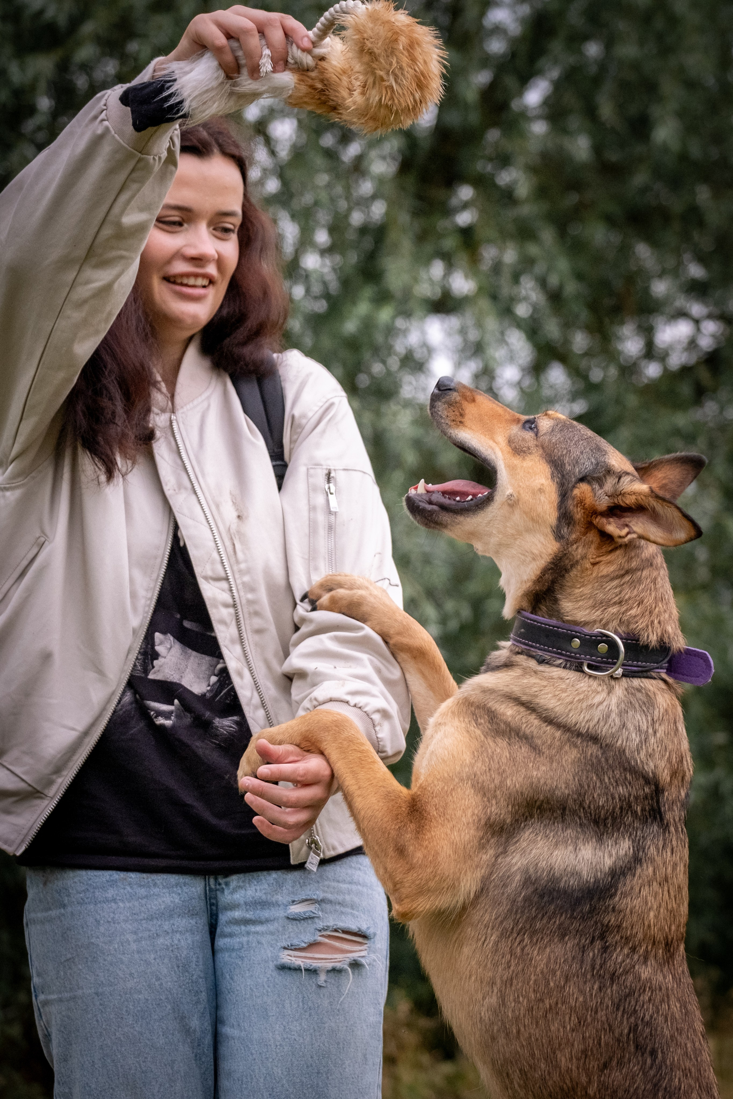 Надя и Луна. Зоофотограф, фотограф животных в Москве и области Дина Дамоцева