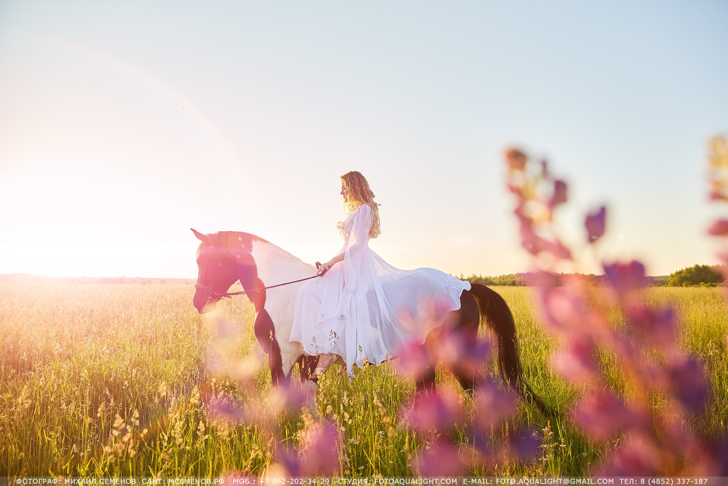 Фотосессия с лошадьми в г. Ярославль. Фотограф Михаил Семенов