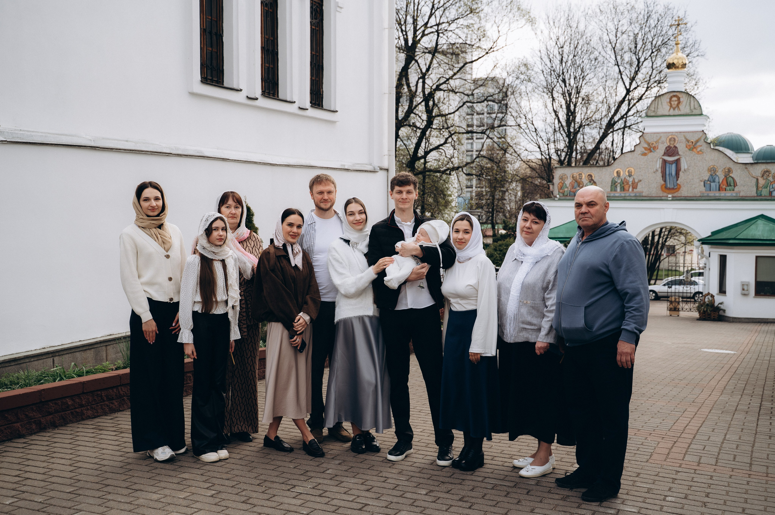 Крещение Артура (Храм Марии Магдалины). Семейный фотограф в Минске Дарья Дреко