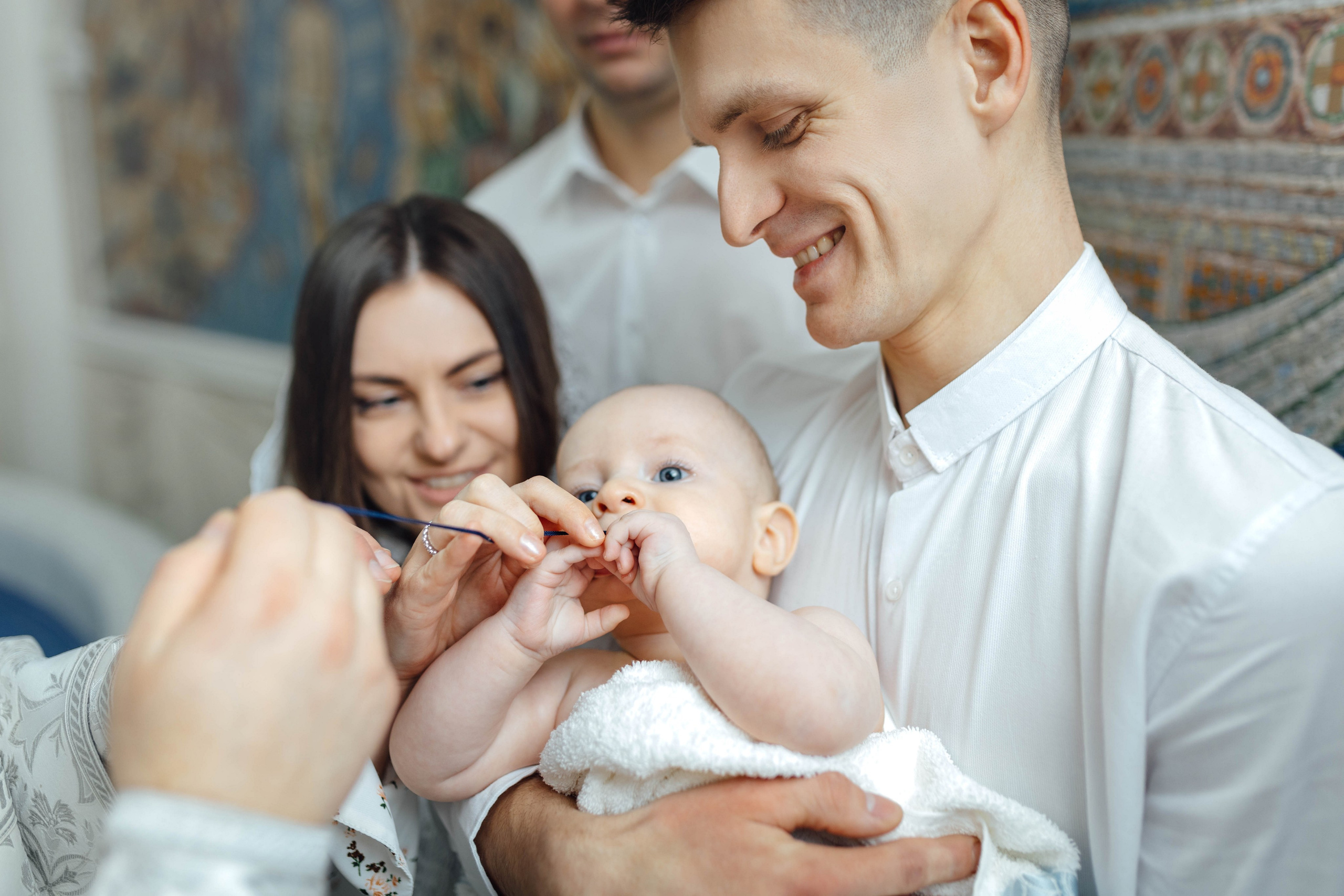 Крещение Матвея, храм Святой Троицы, декабрь 2025