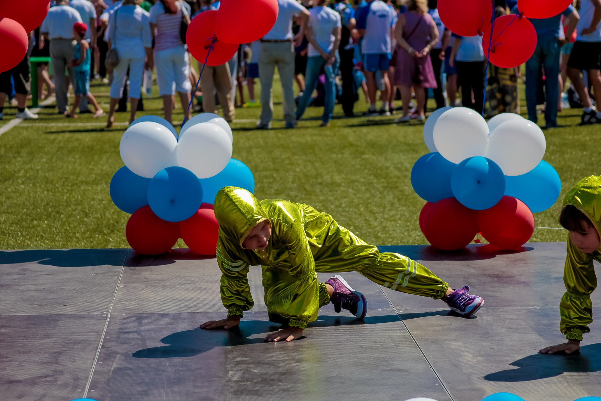 День Физкульт. Максим Матвийченко и Виктория Басова профессионалы своего дела