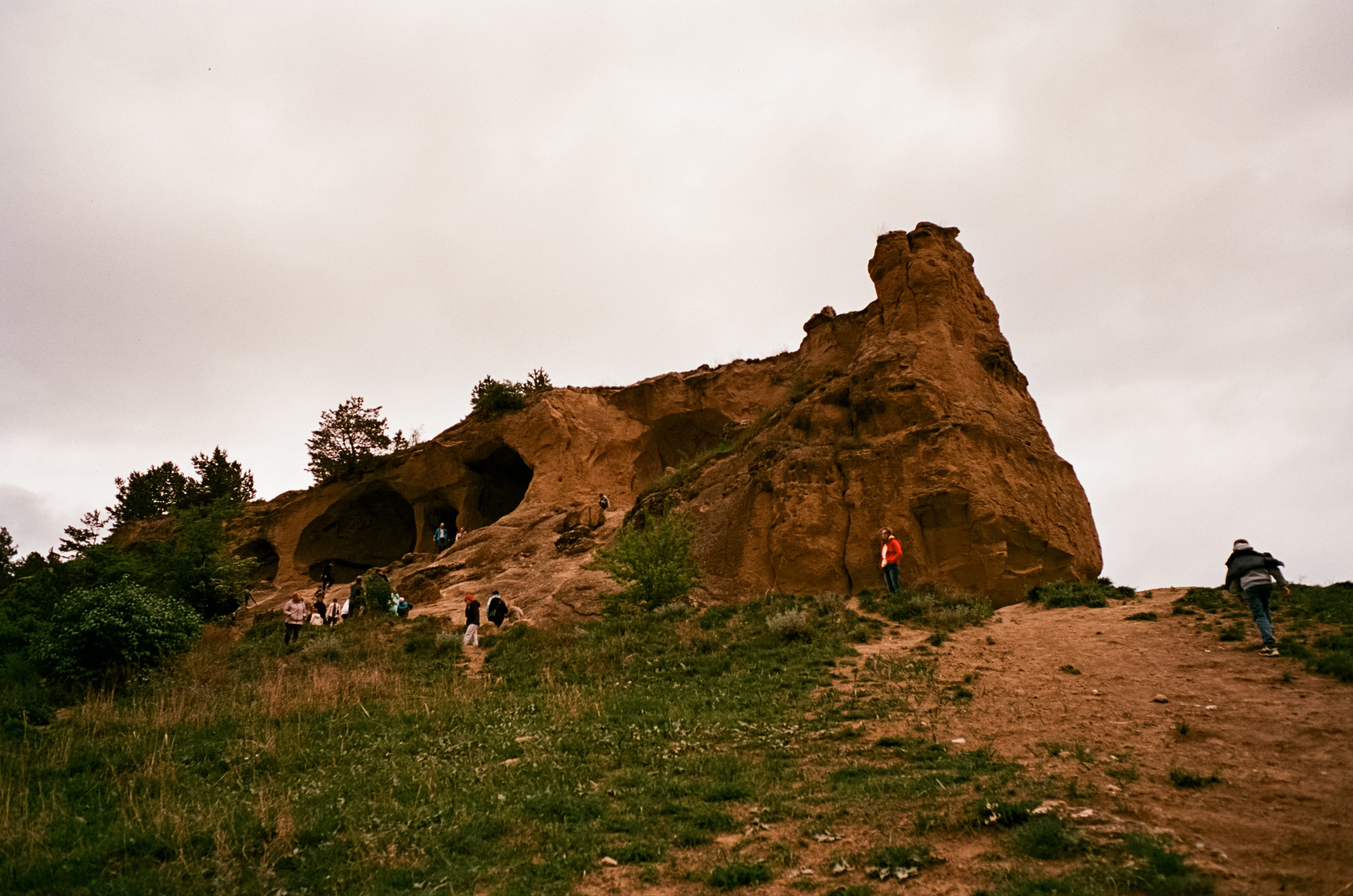 Кисловодск, дорога в сторону метеостанции, туман, лошади / Voigtlander