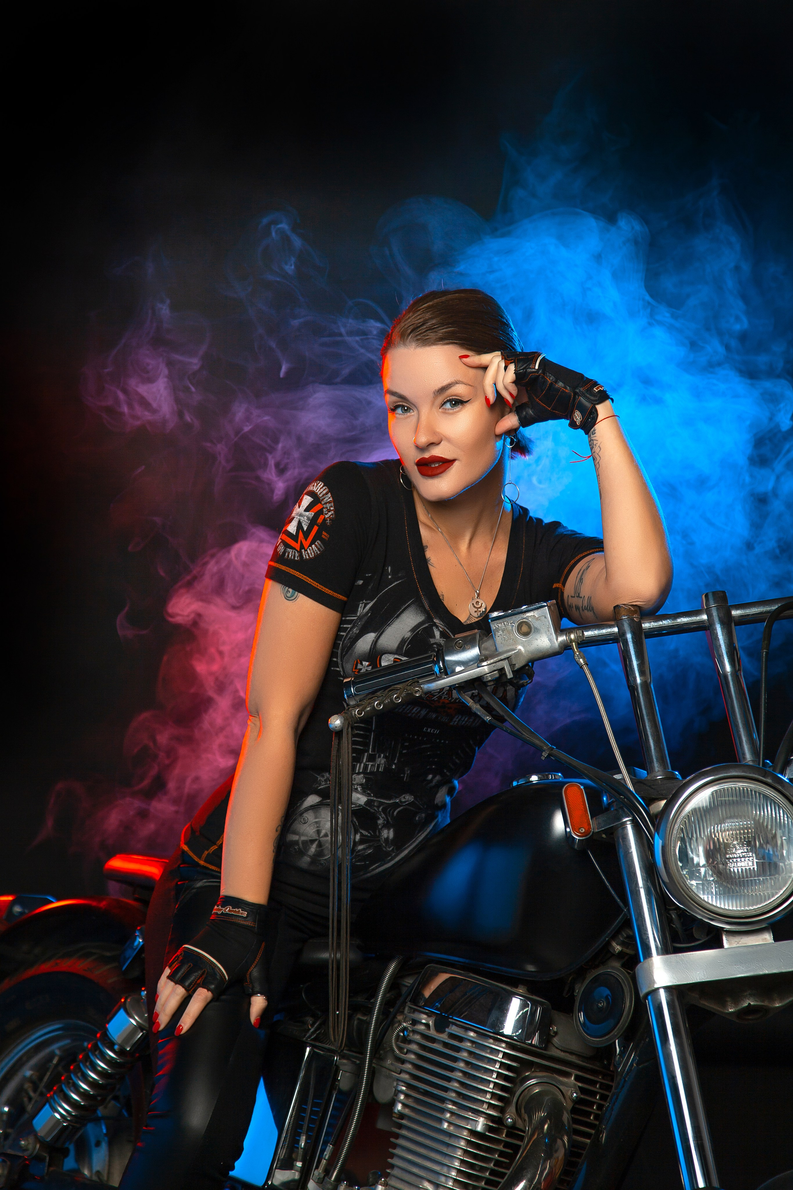 Мото-дым. Фотограф Мария Кольцова